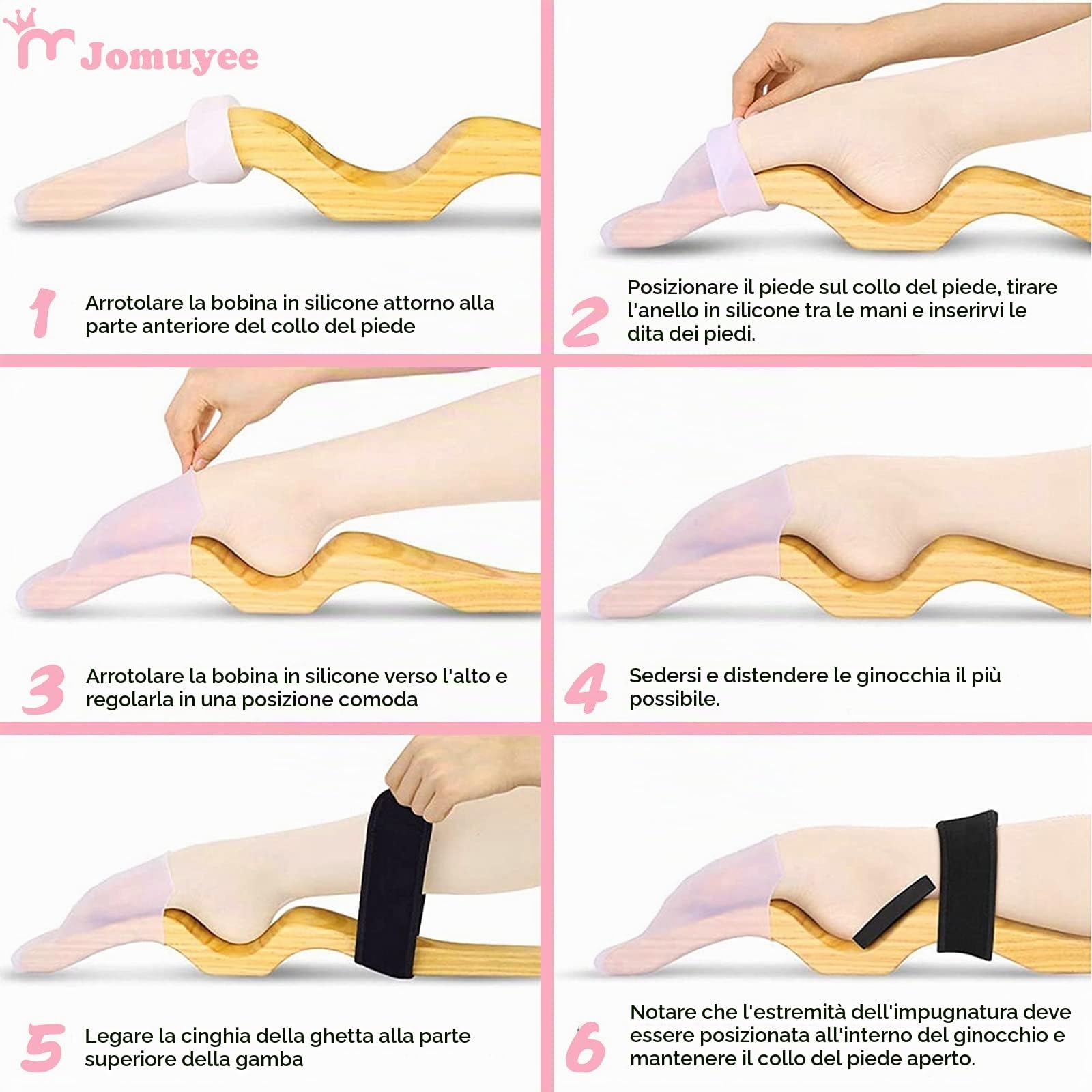 Set di tenditori per Piedi da Balletto, in Legno di Pino, per Ballerini, Ginnastica, Yoga, Persone