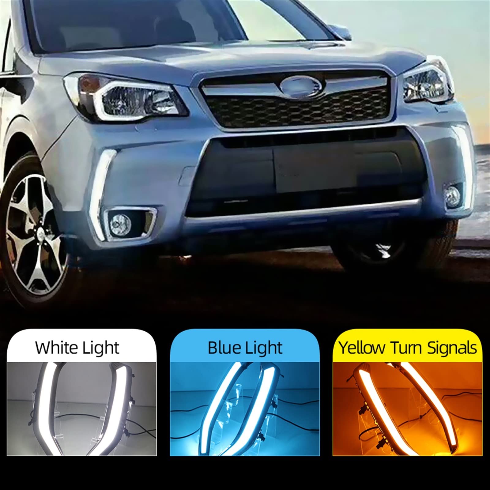 Amazon.com: 1Pair LED DRL Daytime Running Light Compatible With