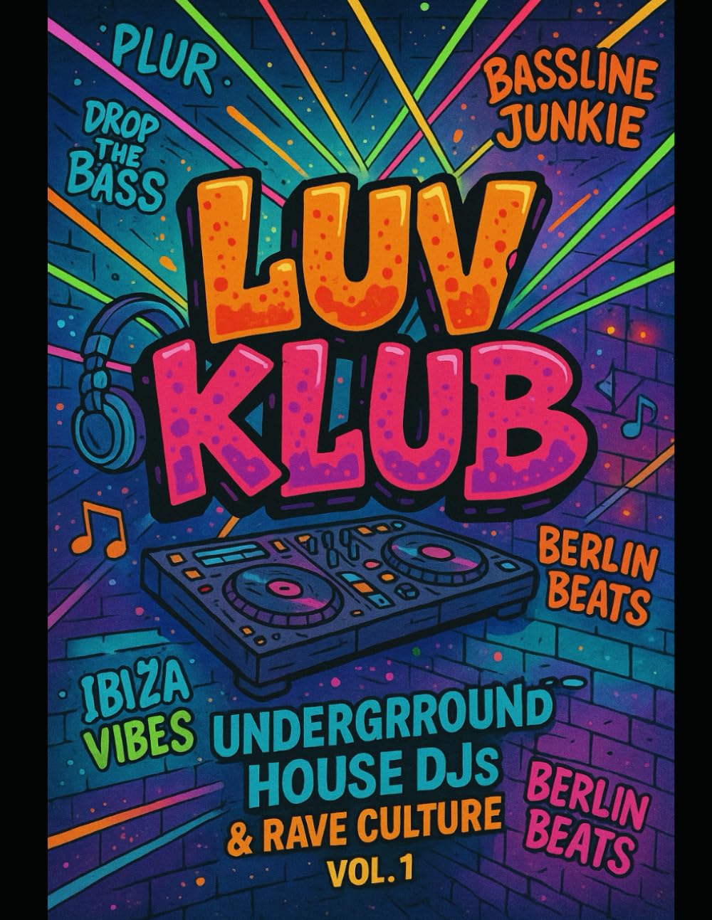 Rave & Festival Life Coloring Book: Underground EDM, DJ Booth, and Festival Culture Scenes for Adults and Teens