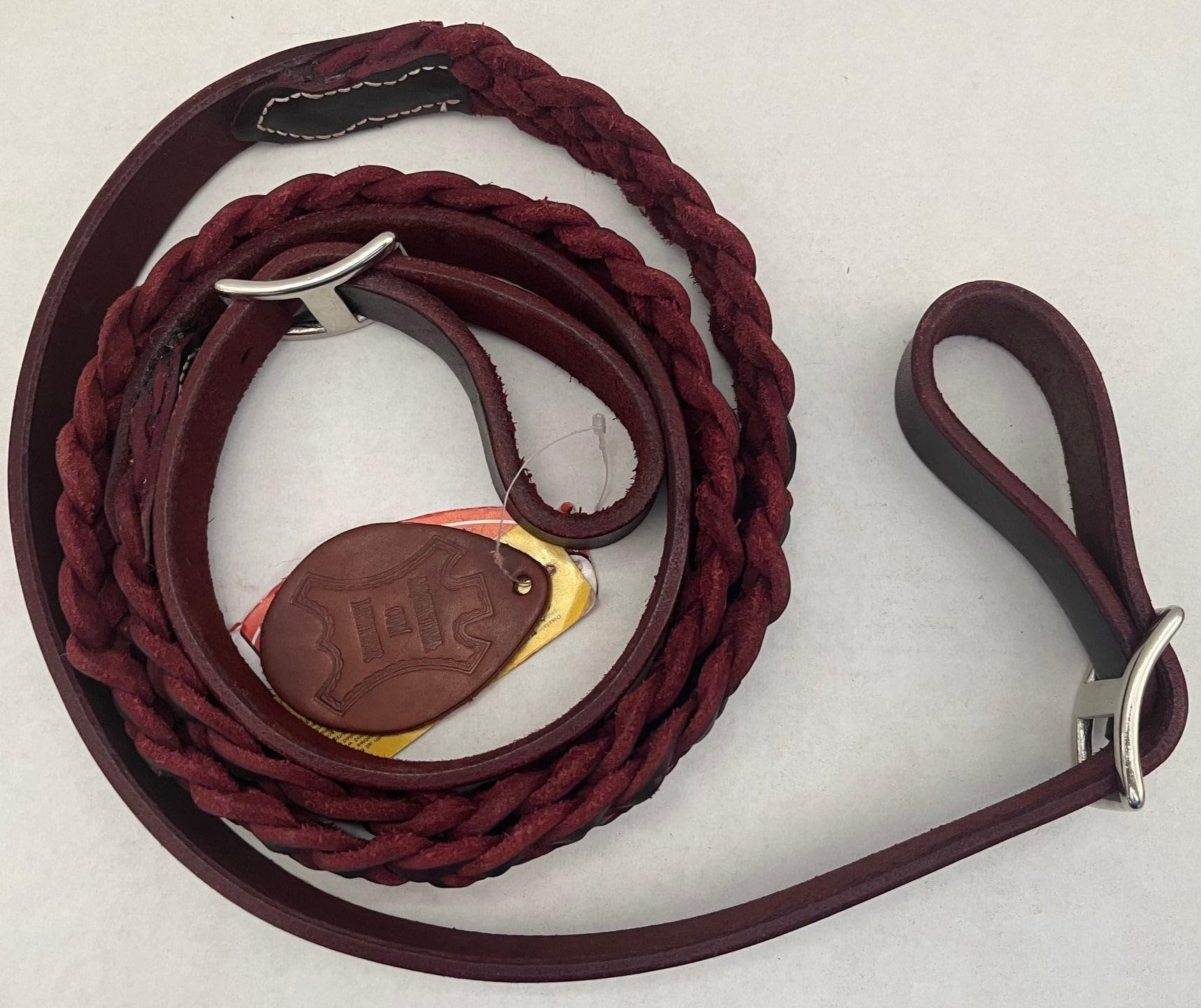 HorseSaddleShop Bridle Reins Tucker 1101 Black, Brass