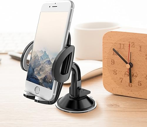 Miniatura 6 de WixGear Soporte universal 3 en 1 para teléfono, soporte para teléfono celular con ventilación de aire, tablero de instrumentos y soportes para