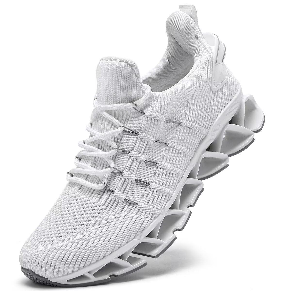 kapsen Mens Slip On Walking Shoes Blade Non Slip Tennis Running Shoes Lightweight Workout Breathable Mesh Fashion Sneakers-picture-47