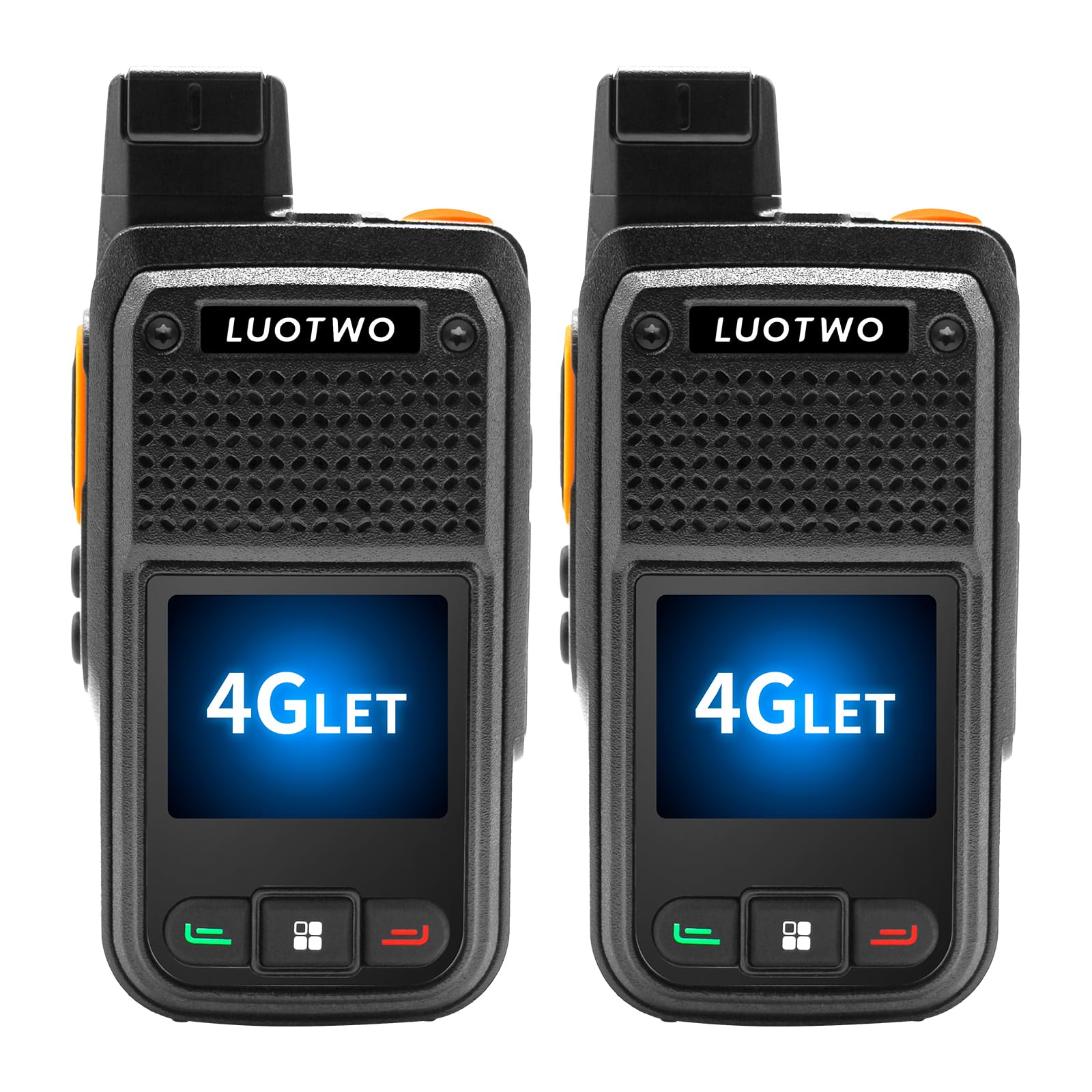 Confezione da 2 walkie talkie LTE Global da 4 g con schede SIM, radio PoC bidirezionali palmari, portata illimitata - PTT ricaricabile Push to Talk Over Cellular Radio a lungo raggio (2 Confezione da 2 walkie talkie LTE Global da 4 g con schede SIM, radio PoC bidirezionali palmari, portata illimitata - PTT ricaricabile Push to Talk Over Cellular Radio a lungo raggio (2