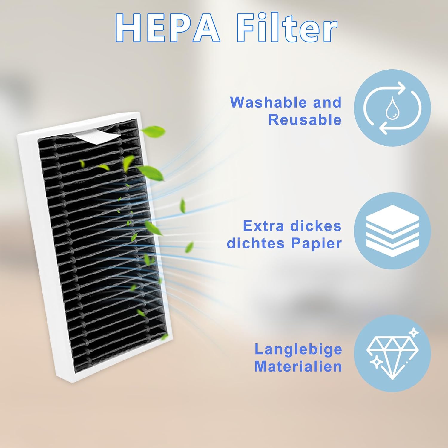 Filter for ECOVACS DEEBOT T90 PRO Omni/T90 Omni/X12 PRO OMNI Vacuum Cleaner