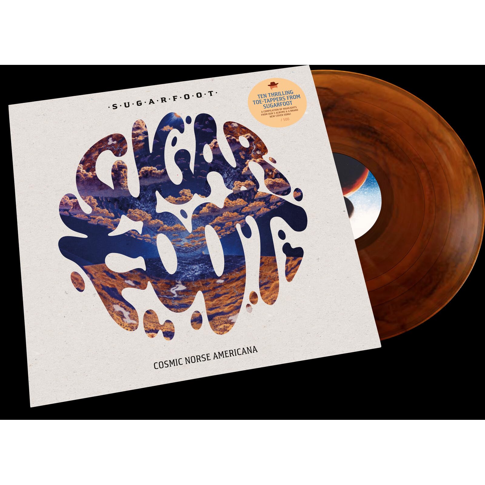 SUGARFOOT - Cosmic Norse Americana - BROWN MARBLED VINYL LP