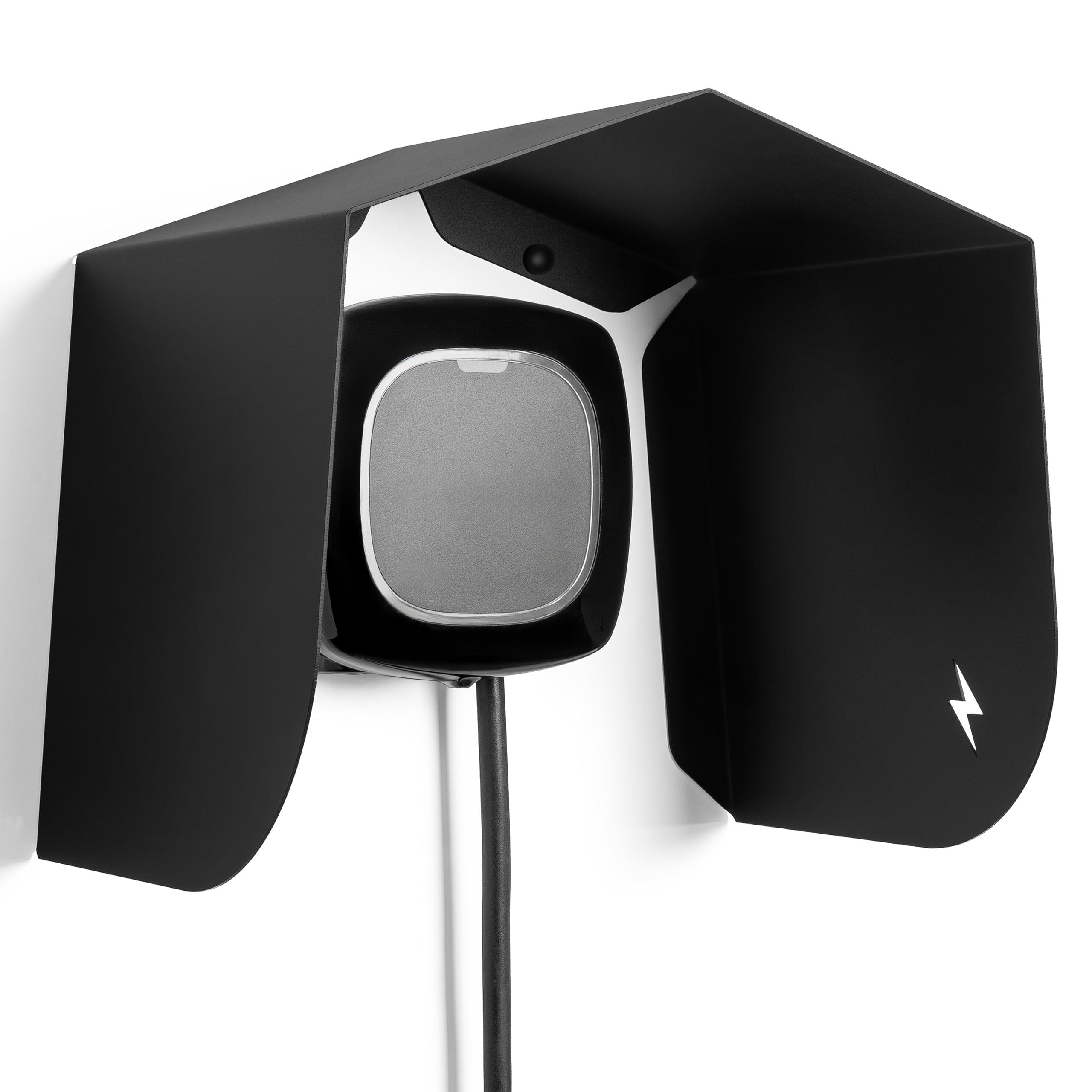 Electric Car Charger Cover, Roof, Protector, Canopy, Box, Wall Accessories, Tent, Protection Kit, Shelter, Awning, Structure, Shed, Shadow, Stand (Black)