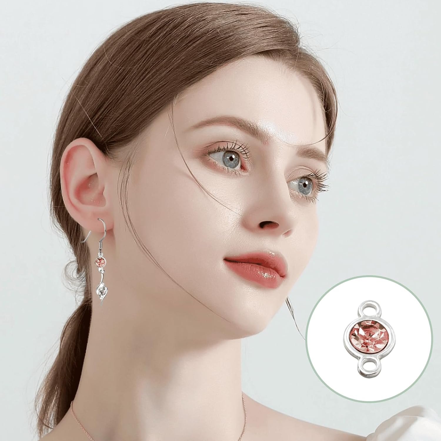 Zakrafo 36 Pcs Permanent Jewelry Starter Kit - Double Loops Connectors for Necklace, Bracelet, Earring & Keychain Craft - Image 3