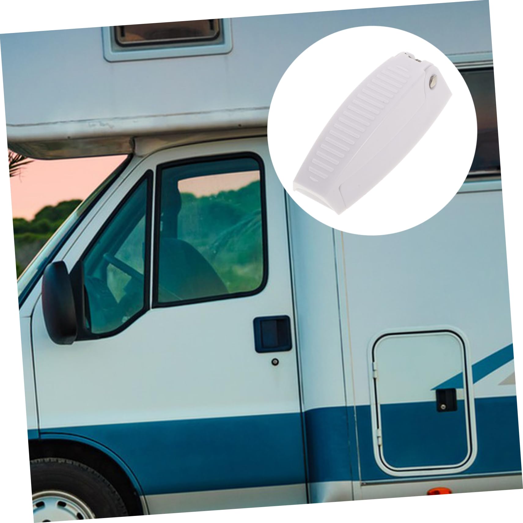 Beatifufu Hatch Buckle Rv Storage Door Latch Camper Trailer Accessory Easy Install Clip Holder
