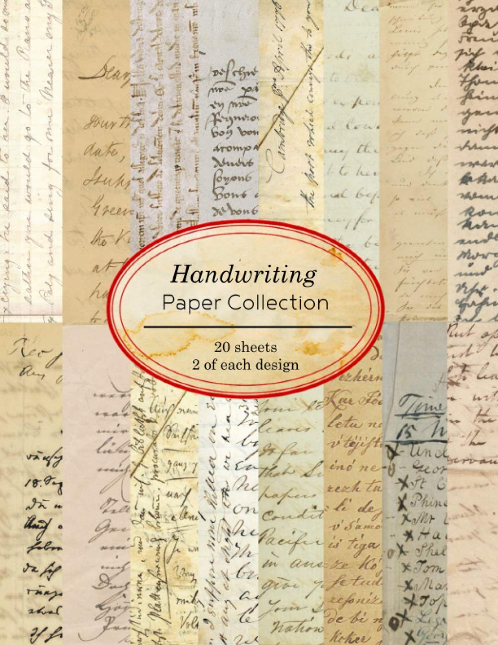 Handwriting Paper Collection: 20 sheets of vintage handwriting and letters for bookbinding, collage and other paper crafting projects (Vintage Papers for Collage and Paper Crafting)