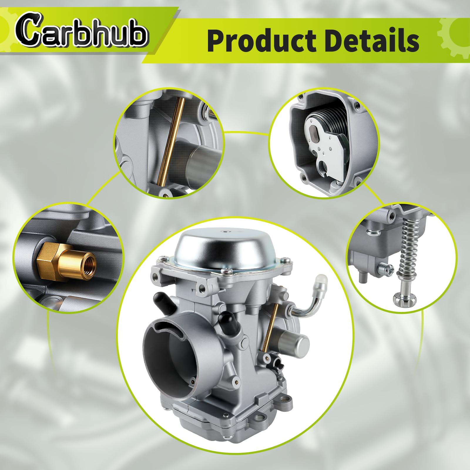 Carburetor For Polaris Sportsman 400 HO ATV 2001-2014 - Carbhub Replacement Carb Polaris Sportsman 400 Carburetor - Foto 4