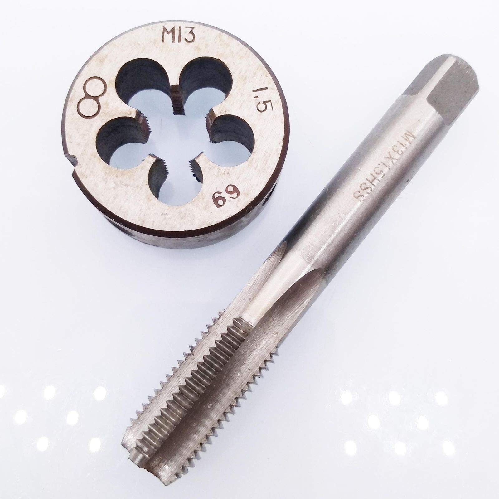 HSS M13 x 1.5mm Tap and M13 x 1.5mm Die Metric Thread Right Hand — Amazon image 4