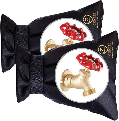 GonLei Paquete de 2 calcetines de cubierta de manguera de 5.5 pulgadas de ancho x 7.4 pulgadas de alto, cubierta de aislamiento de grifo de disponible en Yaxa Peru