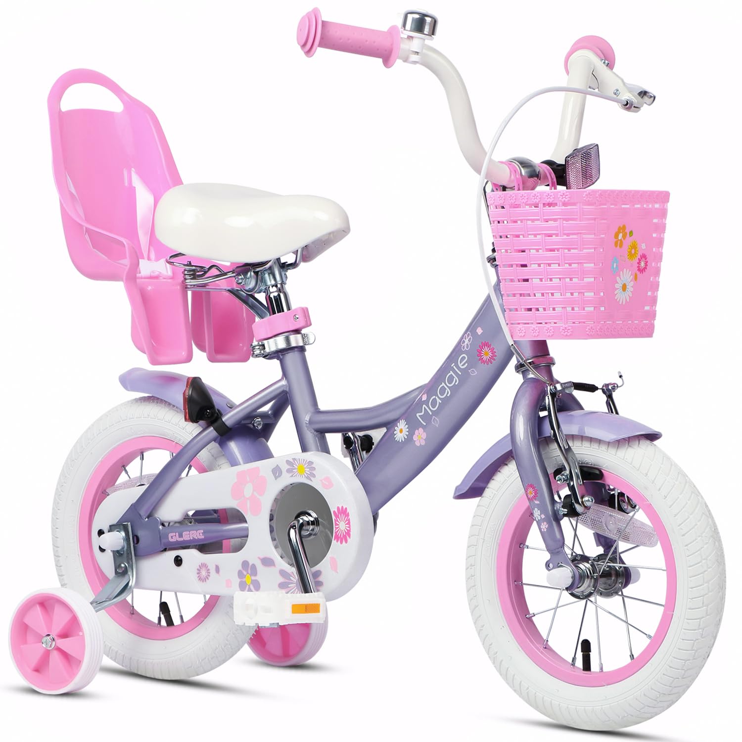 Amazon.co.jp: Glerc Maggie ガールズバイク、12インチ キッズバイク 3 