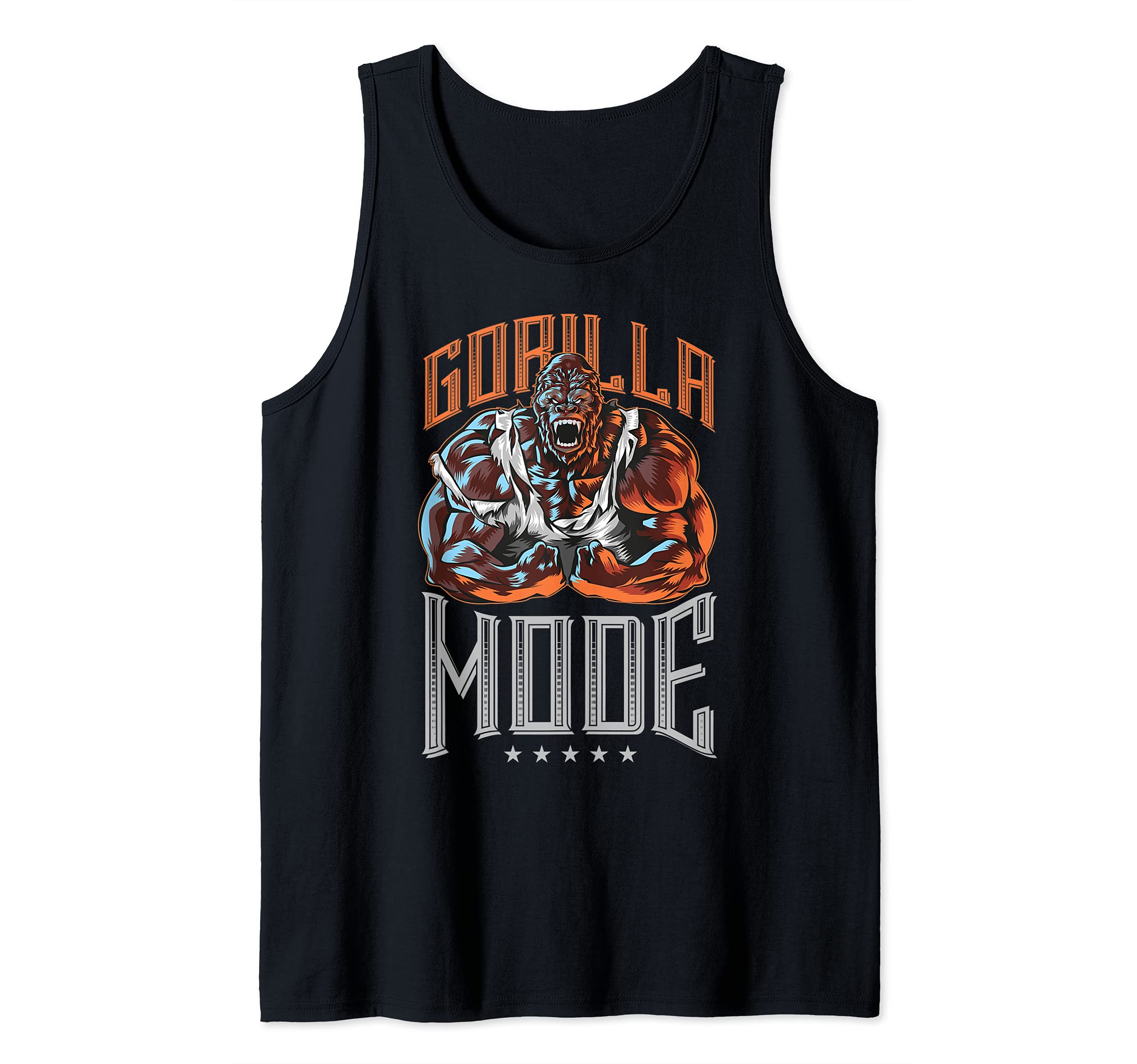 Gorilla Fashion Muscle Biceps Workout Gym Beast Fitness Gain Tank Top