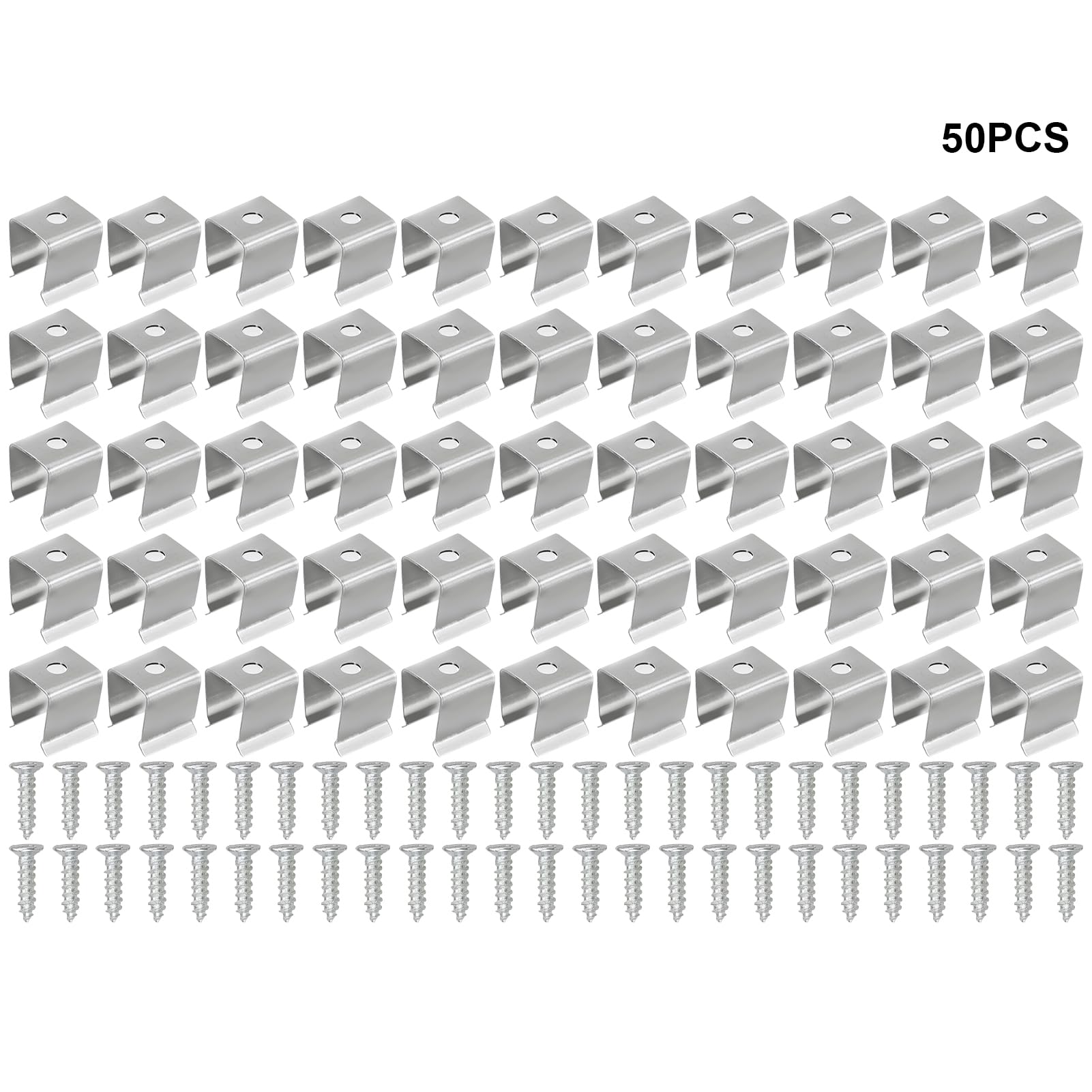 10x Federclips Für Einbauleuchten - Metallfederklammern Für Downlight & Panellampen