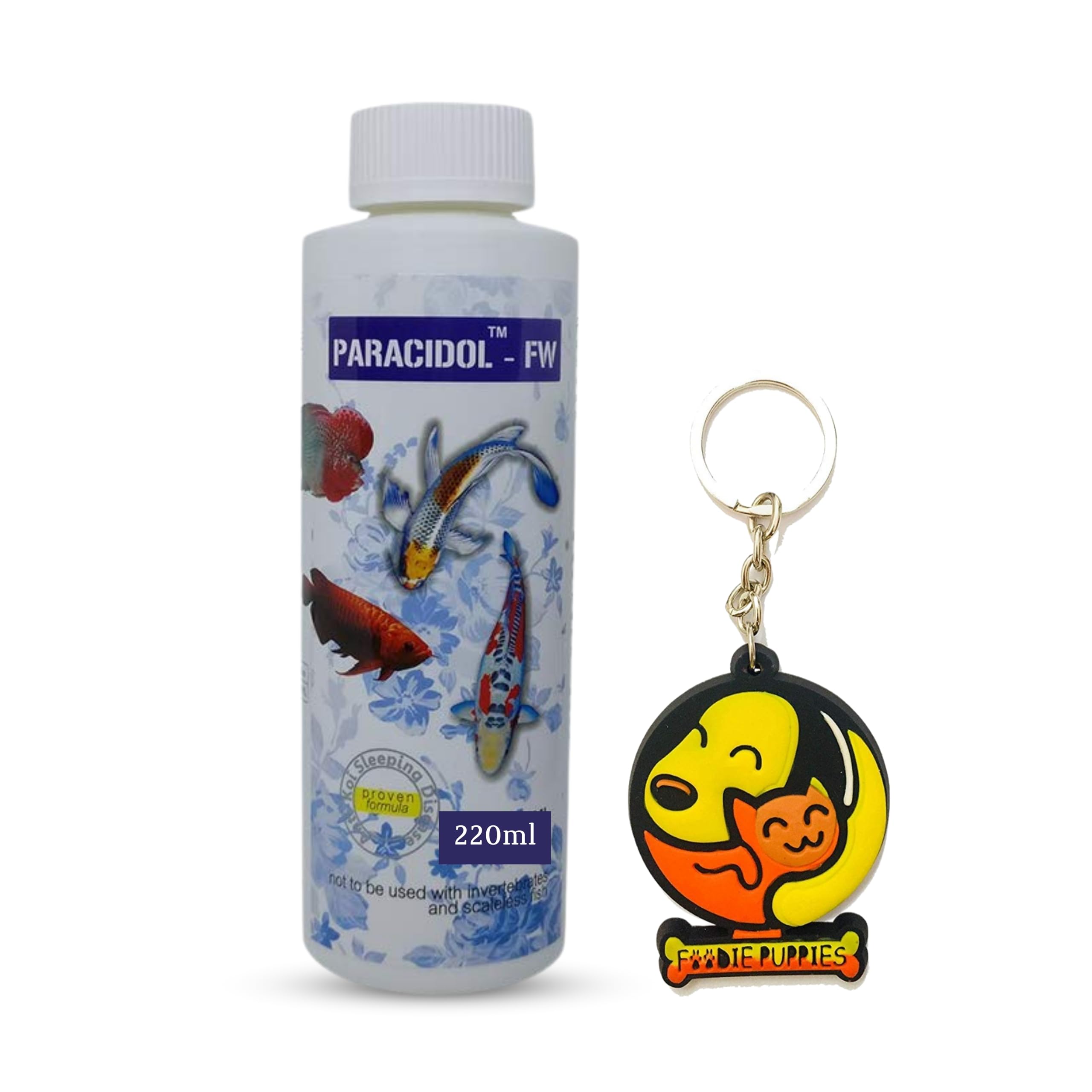 Foodie Puppies Aquatic Remedies Paracidol - Freshwater | 220ml | Aquarium Medicine with Free Key Ring (B07VDZZJSK) Amazon Price History, Amazon Price Tracker
