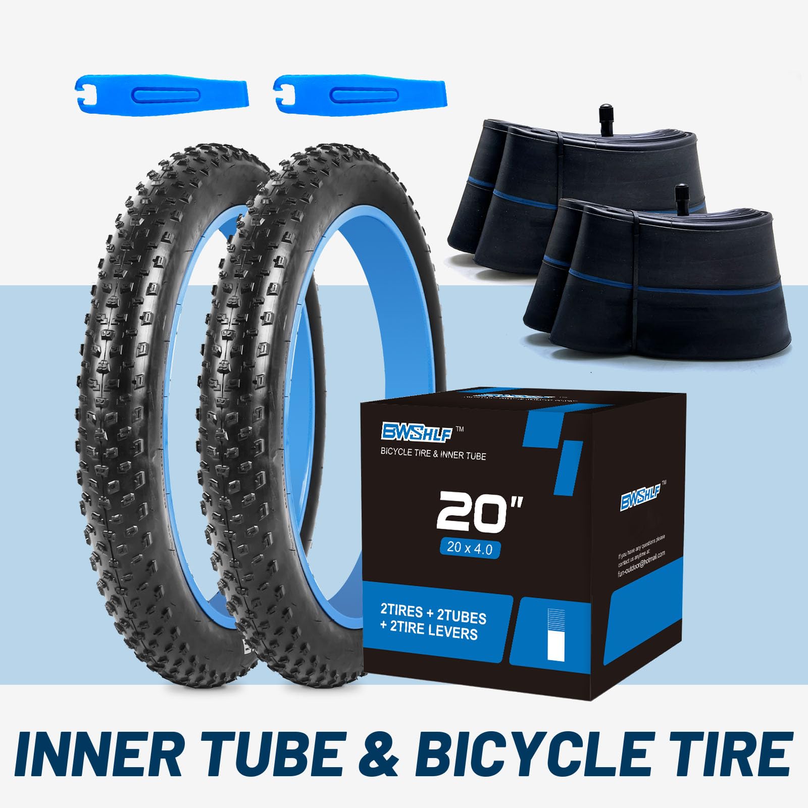 20インチ 4.0インチ インナーチューブ　タイヤセット Amazon | BWSHLF ファットバイクタイヤ インナーチューブセット