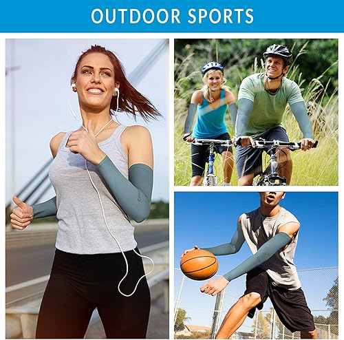 Miniatura 2 de Mangas de brazo para mujeres y hombres, cubierta de brazo para tatuaje, mangas de protección solar, calentadores de brazos, mangas de compresión