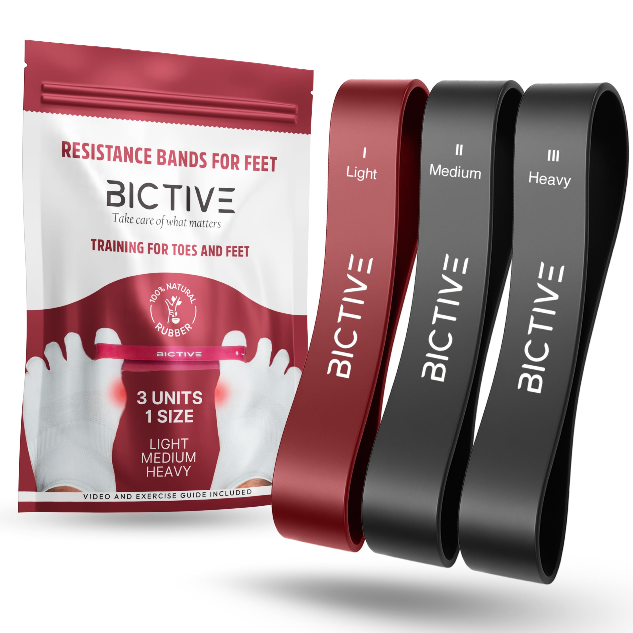 ️ Elastici per Allenarsi e Ridurre il Disagio dell'Alluce Valgo. Correttore Alluce Valgo Donna et Uomo, Separatore Dita Piede Elastico Alluce Valgo Rimedi. 3 Livelli di Resistenz