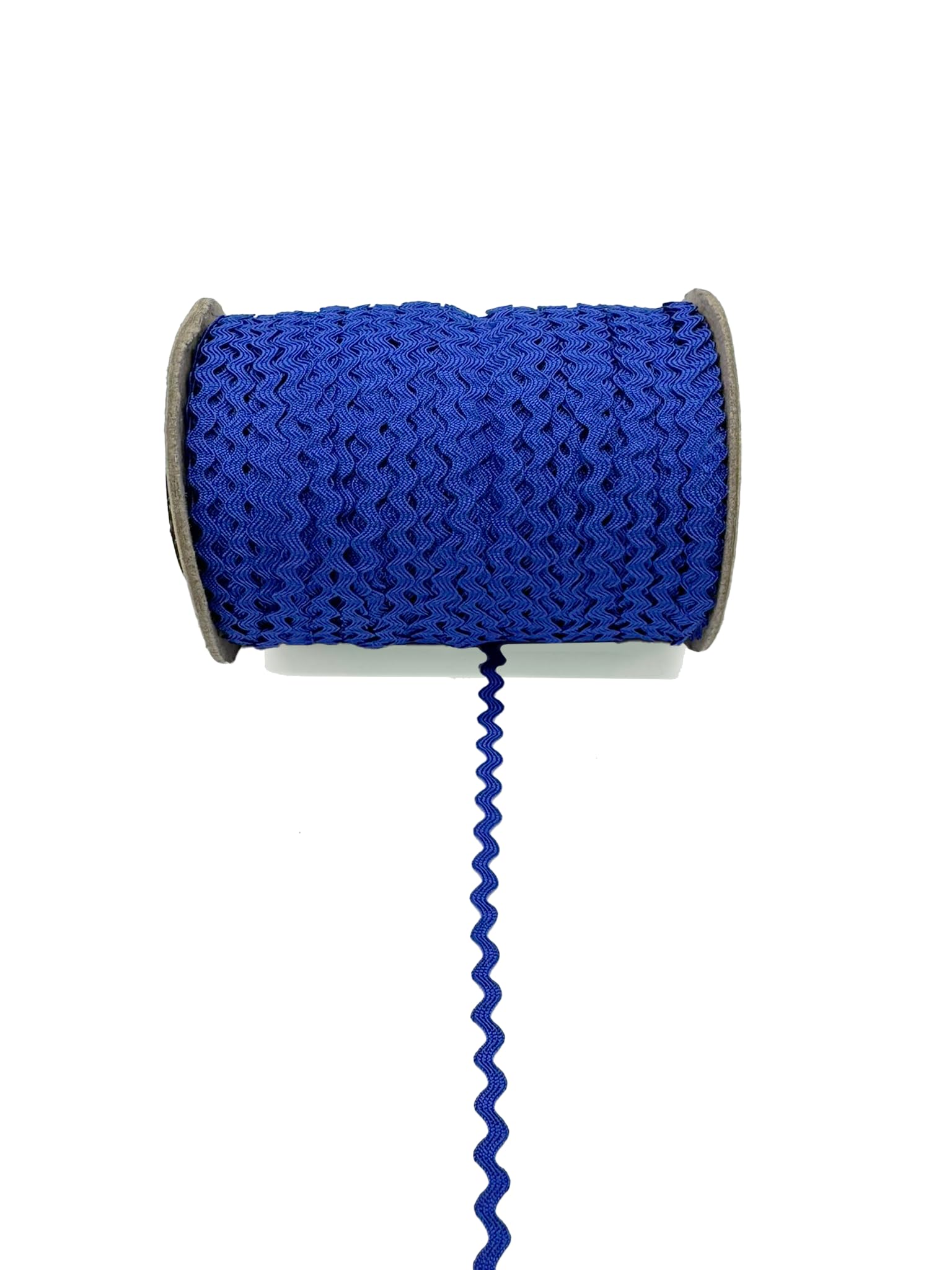 3/16" (5mm) Baby RIC Rac Trim – 24 Yards Royal – Wavy Braid, Ideal for Sewing, Quilting, Hair Bows, Crafts