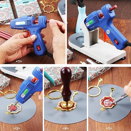 Miniatura 5 de 40 barras de cera negra, 40 varillas de cera de sellado de pistola de pegamento prémium para sello de cera, perfectas para invitaciones de boda,