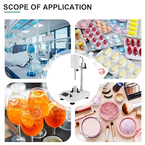 Miniatura 7 de Dispersor 5~33.8 fl oz del emulsionador del homogeneizador del laboratorio del homogeneizador de alta velocidad versión actualizada FSH-2A