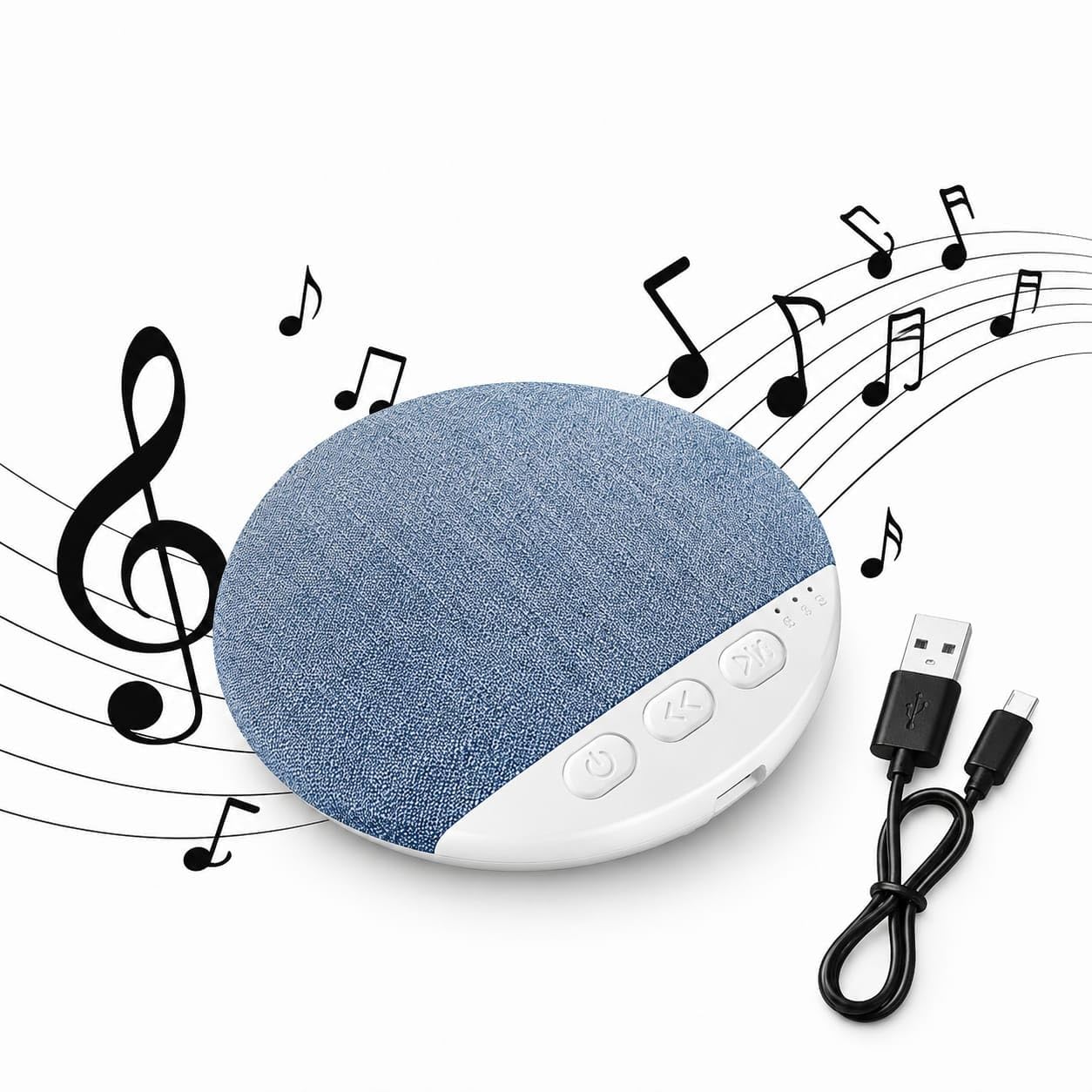 Bluetooth Pillow Speaker for Sleeping,Ultra-Thin Under Pillow Speaker with White,Pink Noise, Sleep Timer, Wireless Private Listening,Rechargeable Sleep Aid for Side Sleepers,Bedtime Music-image-47