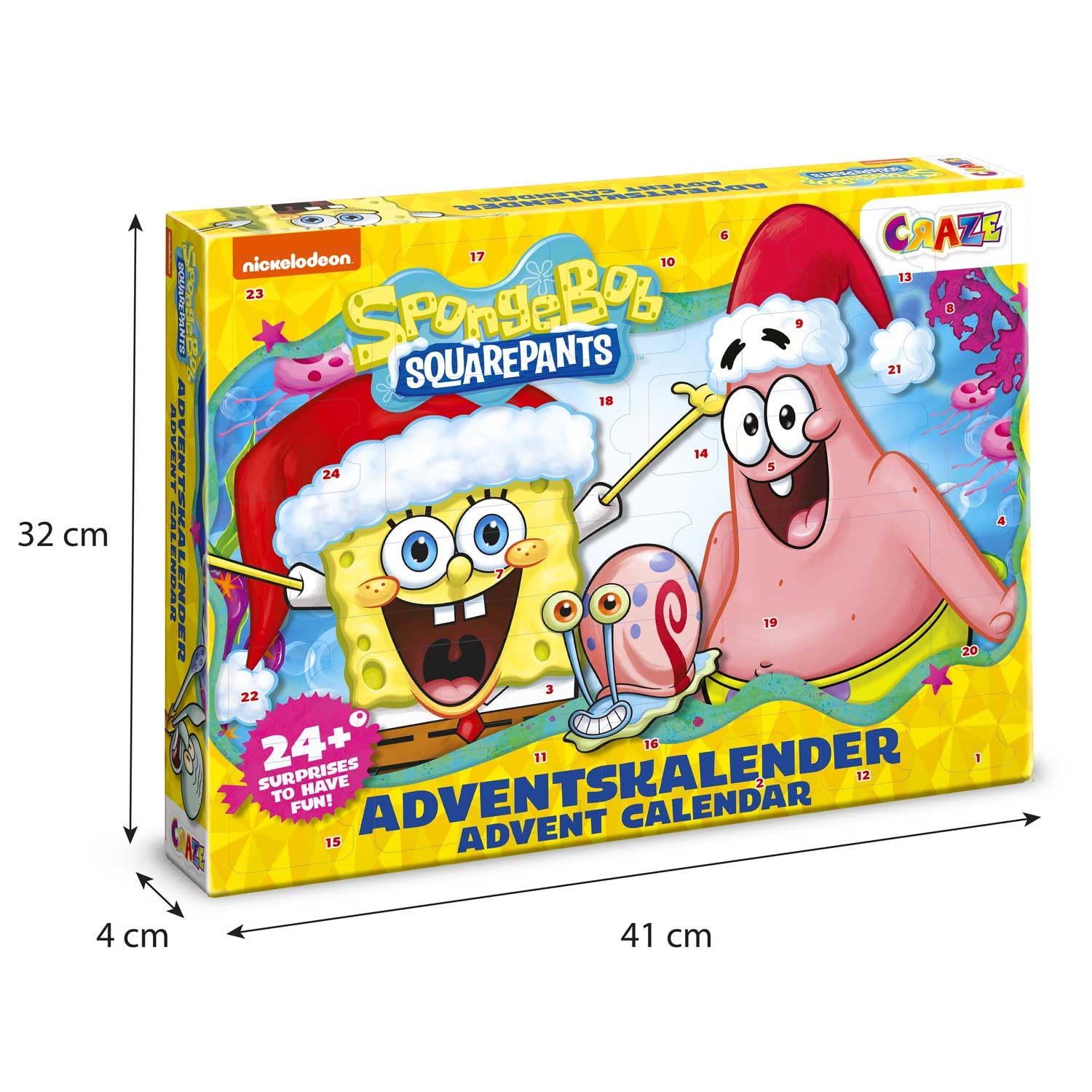 Craze 64078 ADK-Spongebob, wielokolorowy