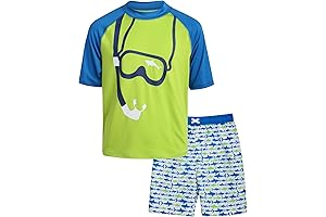 iXtreme Boys' Rash Guard and Swimsuit Set: Sun Protection and Comfort in Every Splash