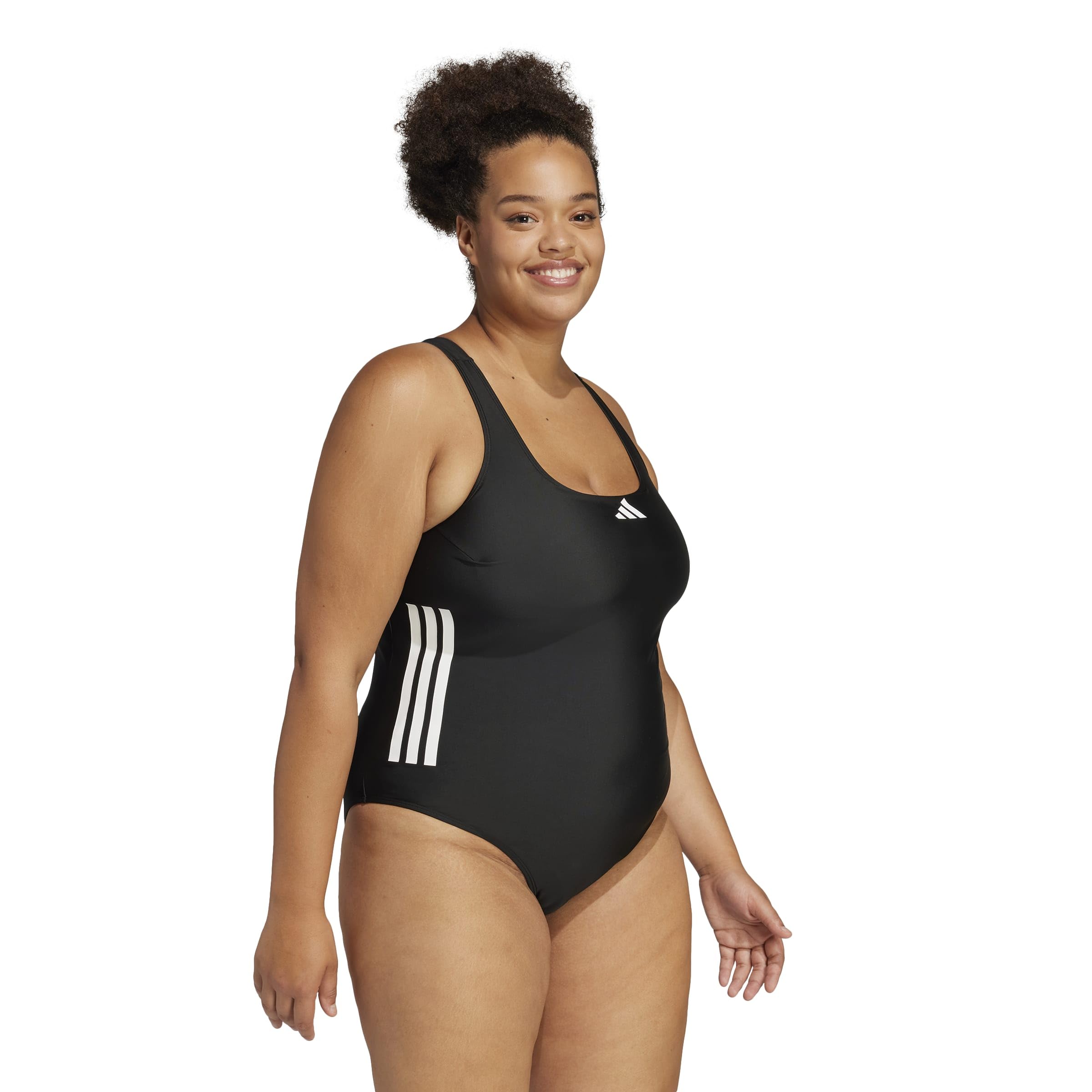 adidas Women's 3-Streifen C-Back Badeanzug Große Größen