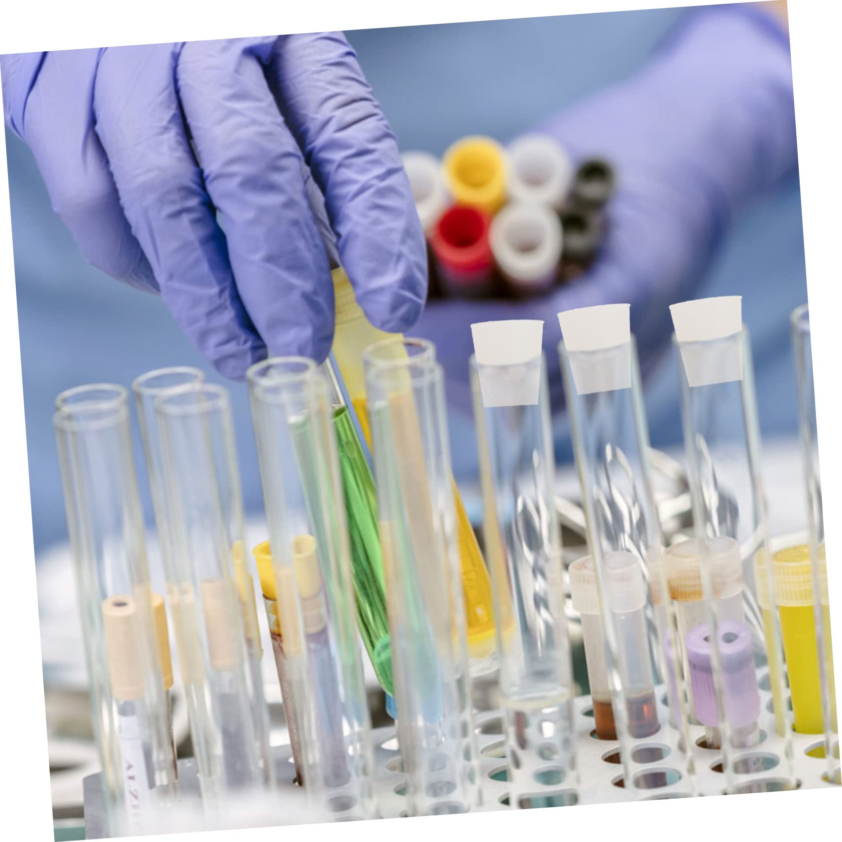 VILLFUL 5pcs Silicone Stopper Lab Instruments Equipment Scientific Tube Plugs Test Tube Plugs Lab Consumables Vacuum Lines Stopper Storage Tube Plugs Lab Test Tube Bungs White