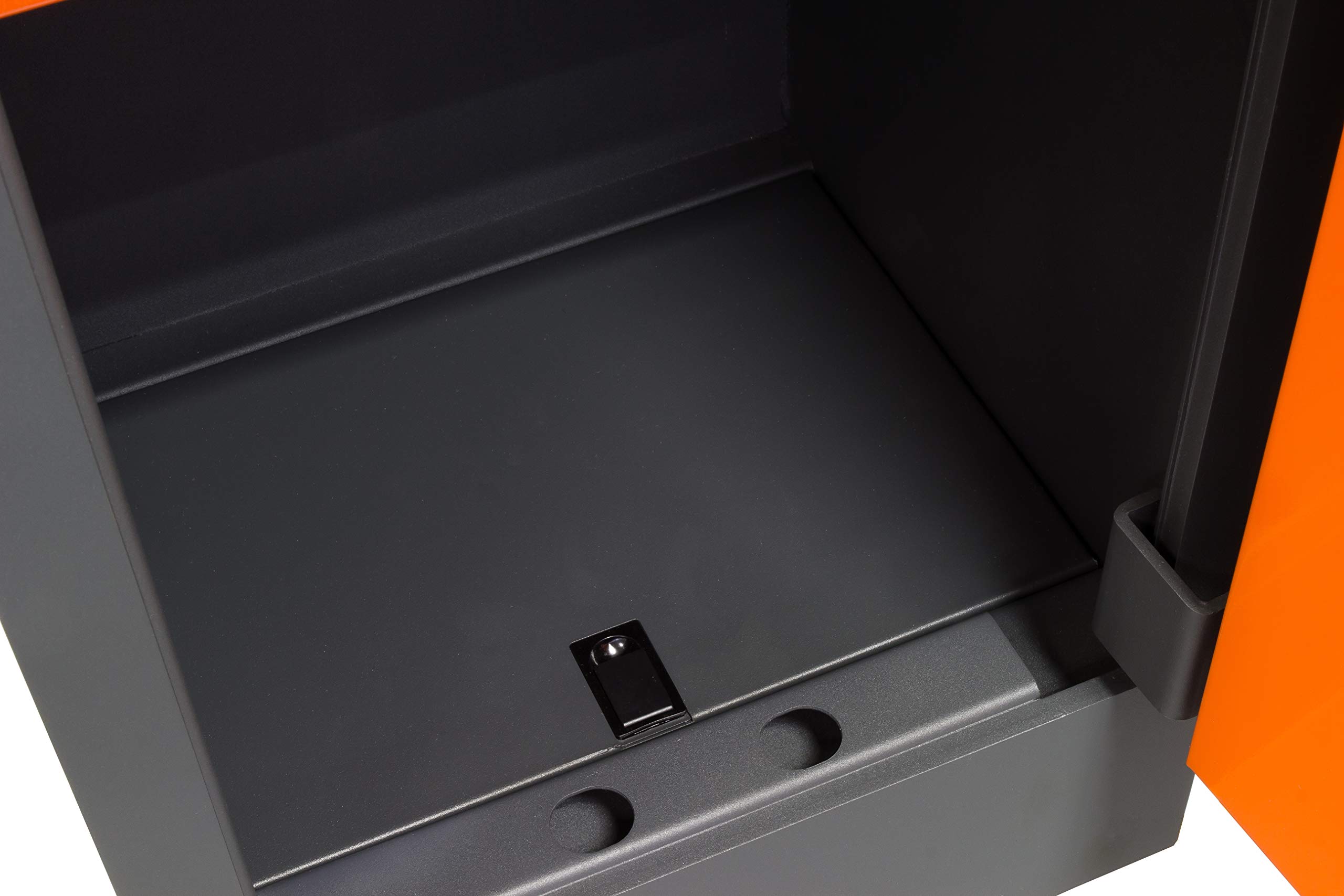 ARREGUI Plus C 180090 Caja fuerte con llave y codigo, con zócalo | Caja de seguridad con apertura certificada de llave y teclado | Caja fuerte electronica doble seguridad | 62 x 38,5 x 36 cm | 68L
