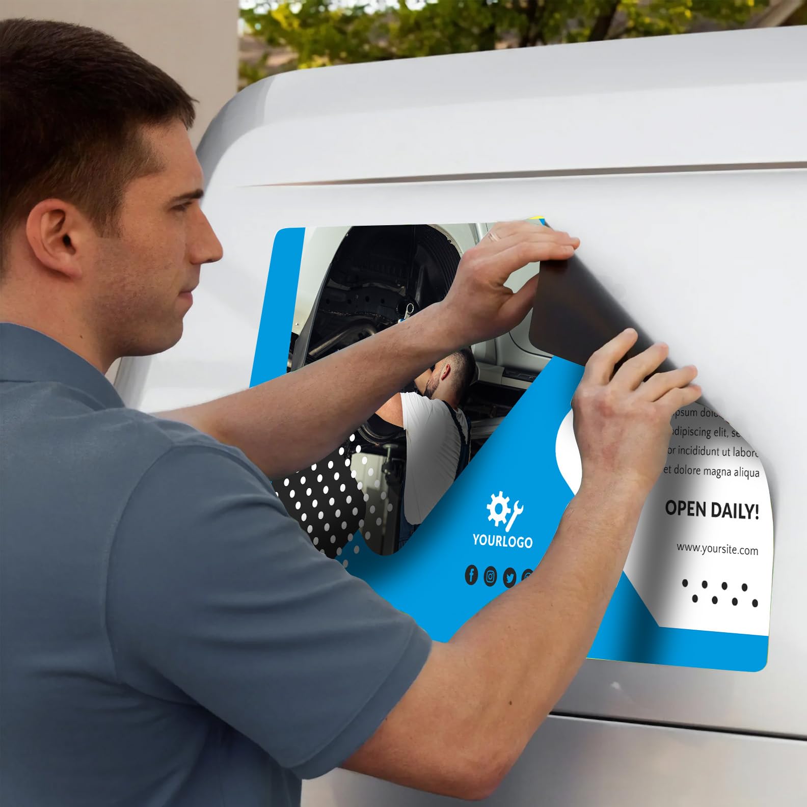 2 Custom Car Magnets for Businesses 14