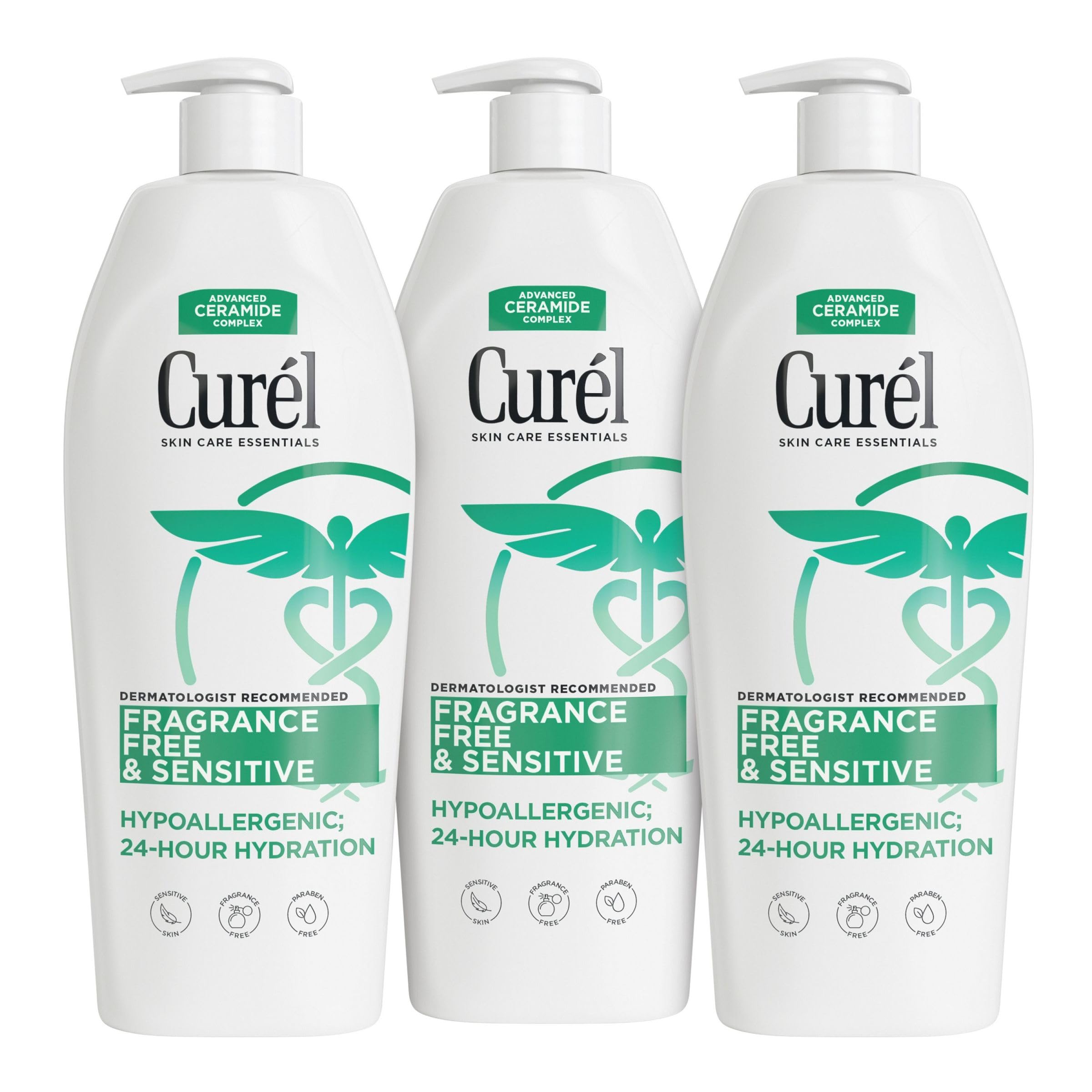 Amazon.com: Curel Fragrance Free Lotion, Sensitive Hypoallergenic