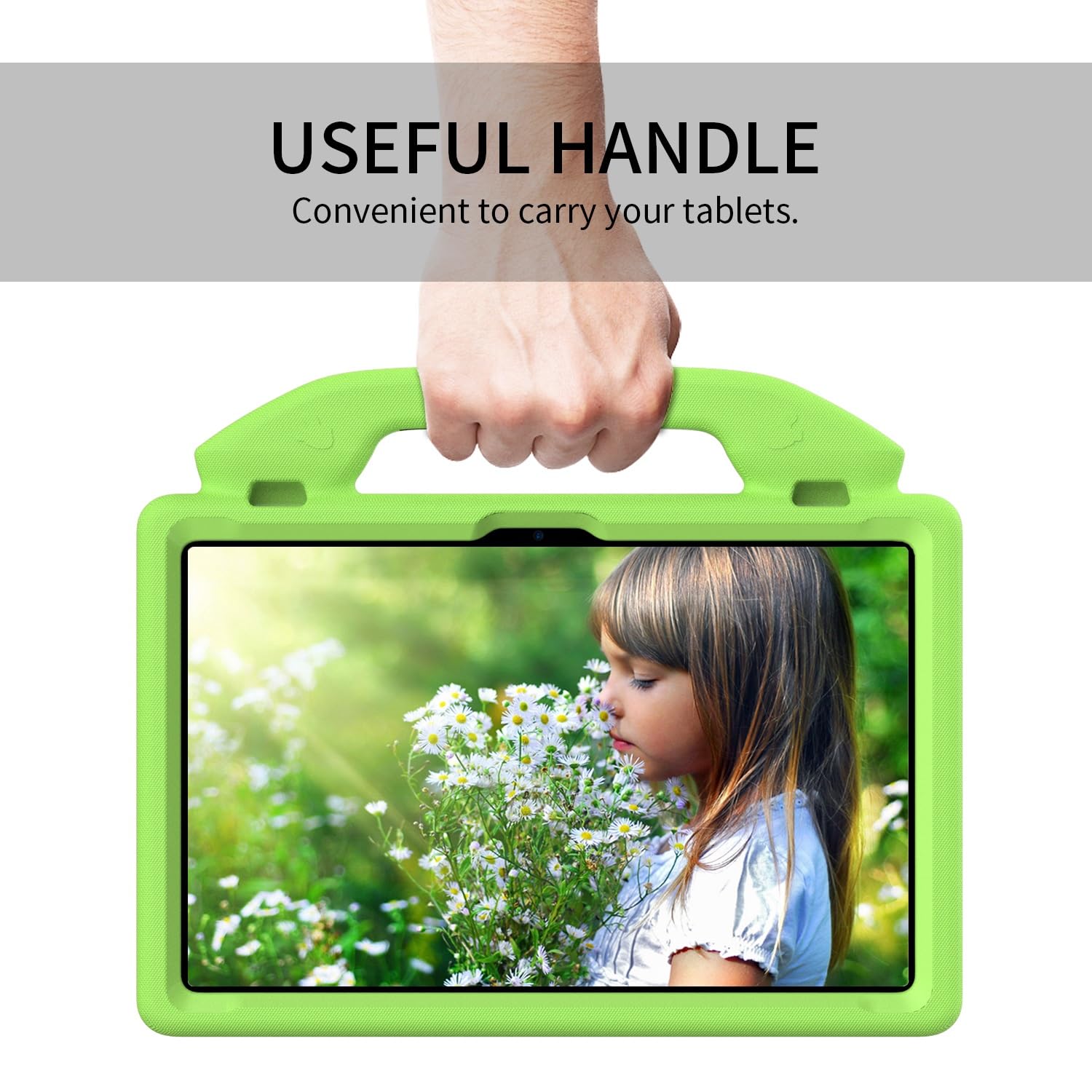 Custodia protettiva per tablet PC compatibile con Fire Max 11 pollici, custodia per tablet del 2023, compatibile con bambini, antiurto, leggera, in EVA, resistente agli urti, resistente agli urti, con