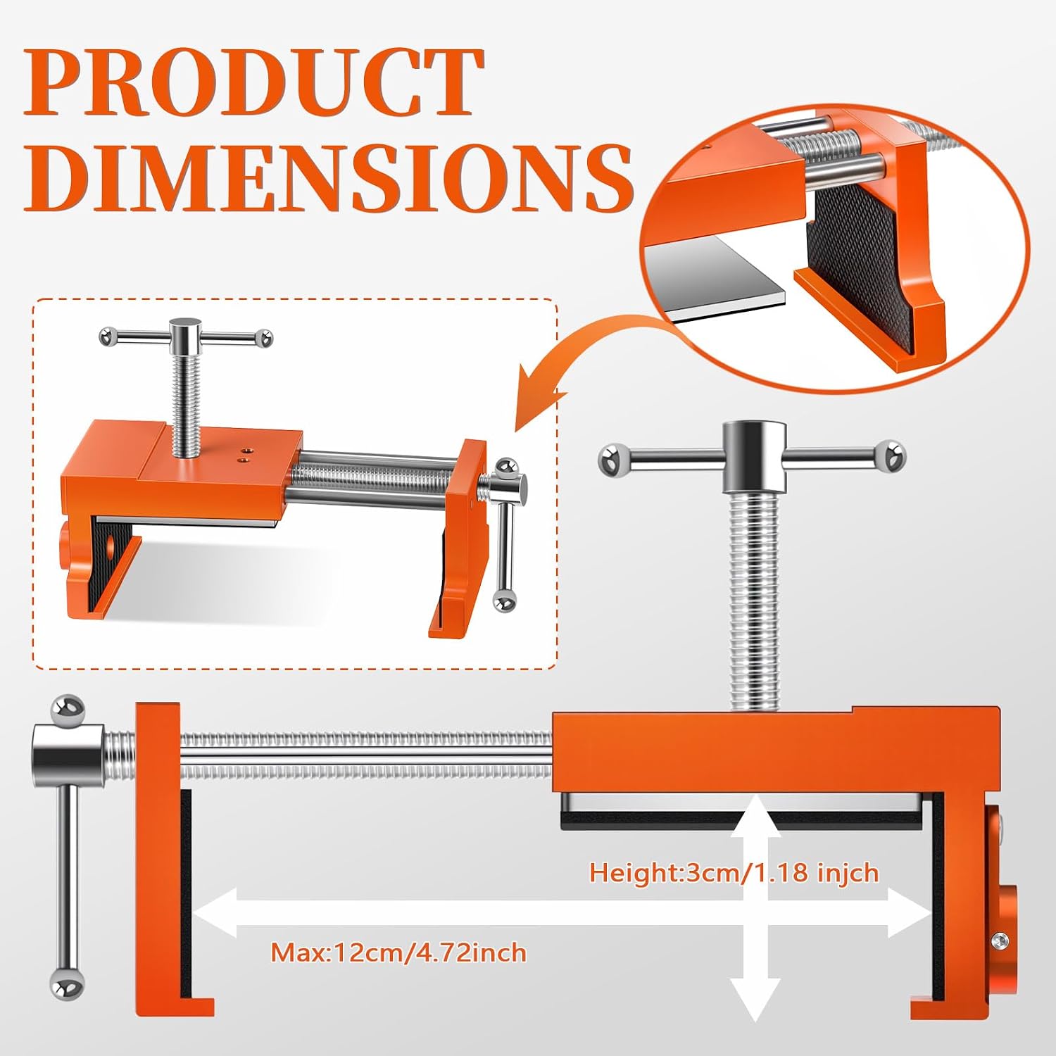 Cabinet Installation Tool Kit - Cabinet Hardware Locator with Cabinet Clamps, Perfect Tool Set for Precision Drilling and Secure Drawers Cabinet Installations