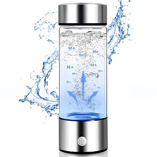 Botella de agua de hidrógeno, plata