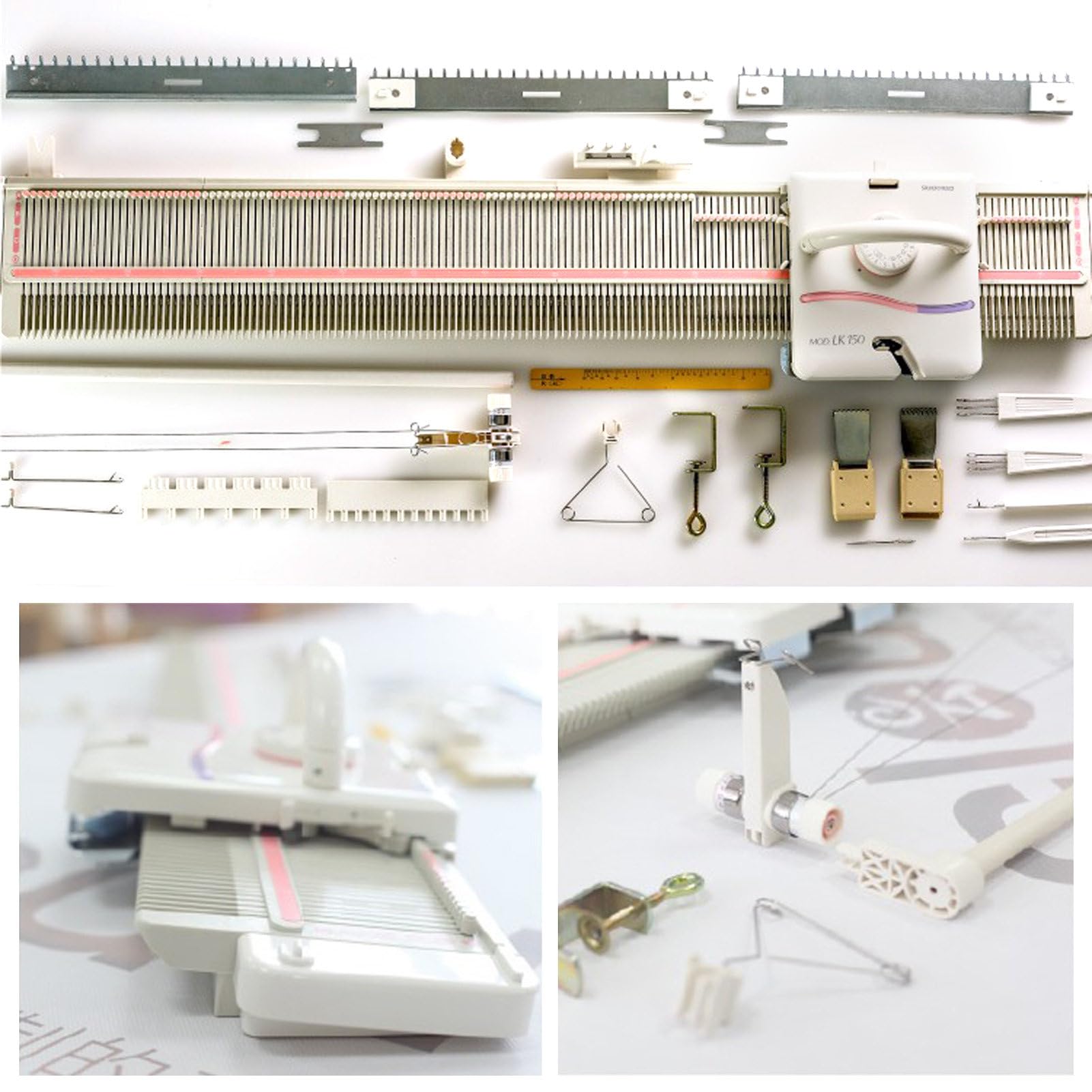 LK150 Strickmaschine - 6,5mm Mit 150 Maschen Und Zubehör