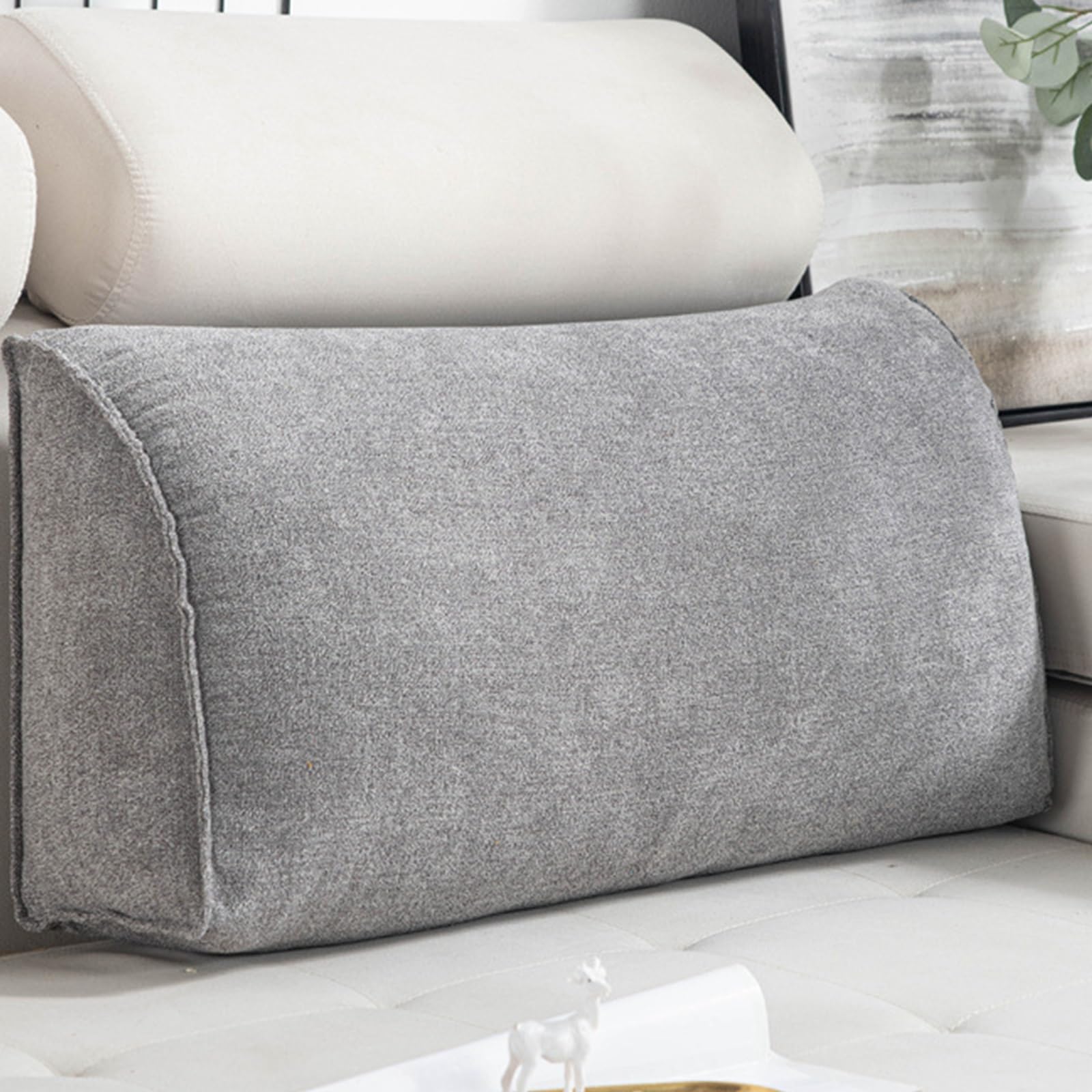 Coussin de lecture triangulaire NEPHRA avec housse lavable