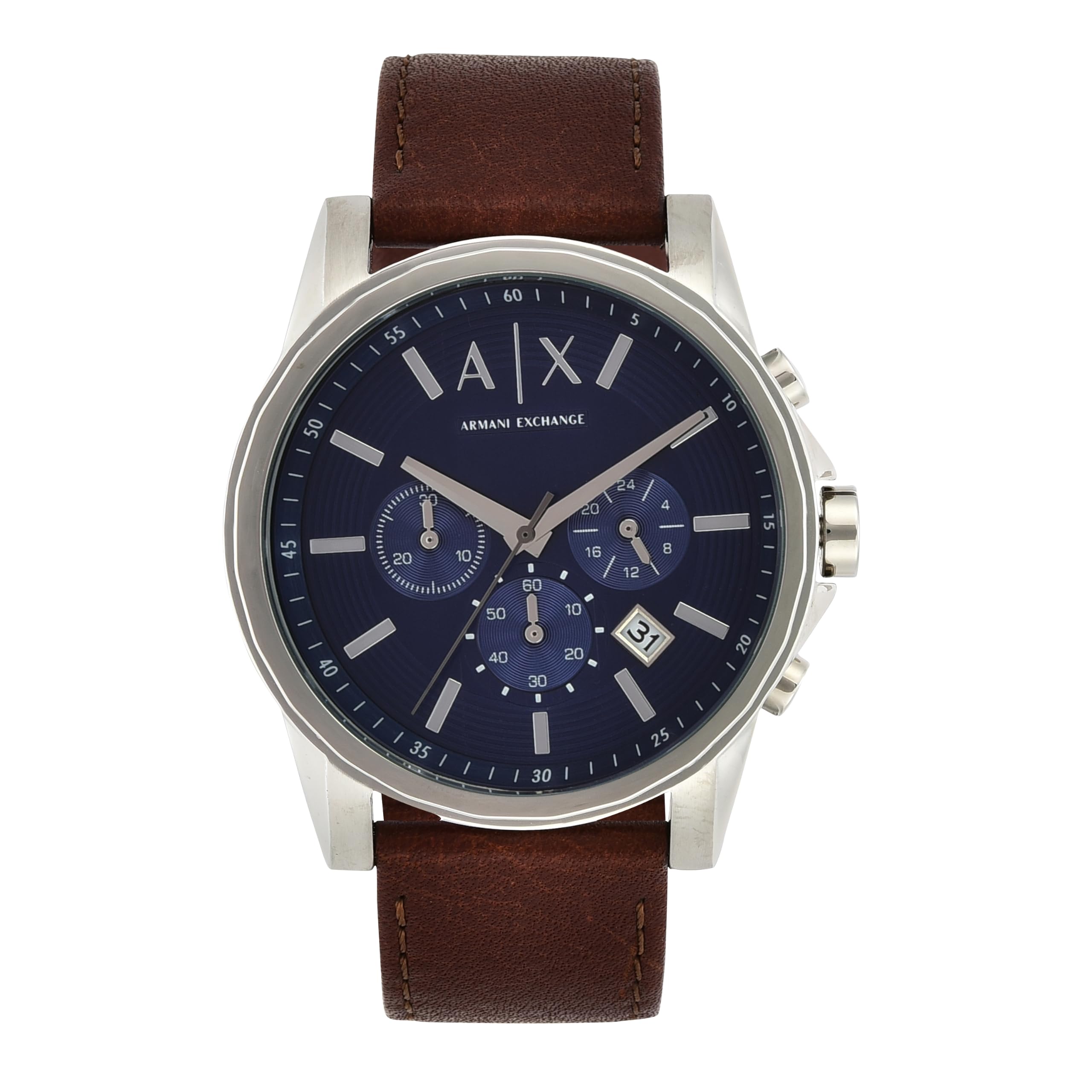 Armani Exchange Outdoor Banks zegarek ze stali nierdzewnej