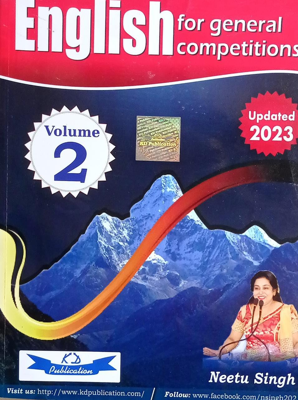 Engish For General Competitions By Neetu Singh Volume 2 Only NVB+63624444455525
