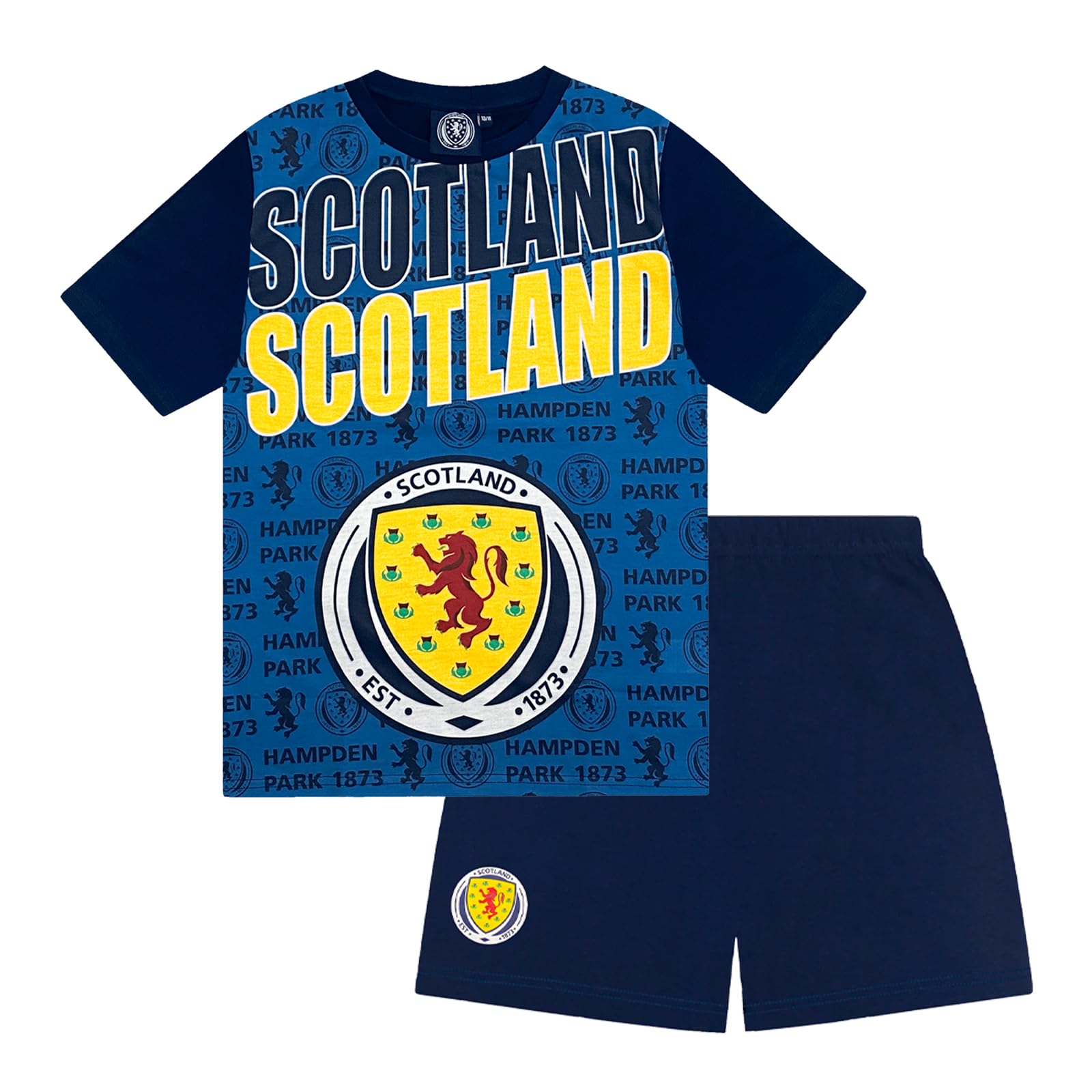 Scottish FA Boys Pyjama Set Navy 12-13 Years