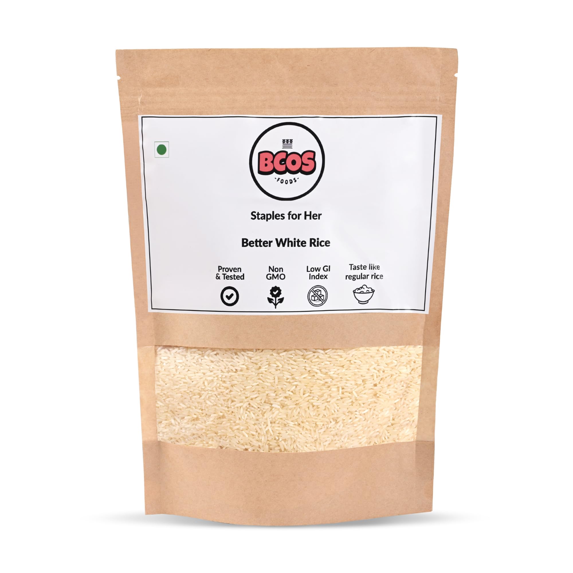 See full amazon price history chart for BCOS Better White Rice | Low GI | Diabetic & PCOS Friendly | Clinically Certified Low GI Rice For Diabetics | US FDA Registered | Non GMO | Diet and Diabetic White Rice (0.5kg) BCOS Better White Rice | Low GI | Diabetic & PCOS Friendly | Clinically Certified Low GI Rice For Diabetics | US FDA Registered | Non GMO | Diet and Diabetic White Rice (0.5kg) (B0D9QQWTDH) Amazon Price History, Amazon Price Tracker