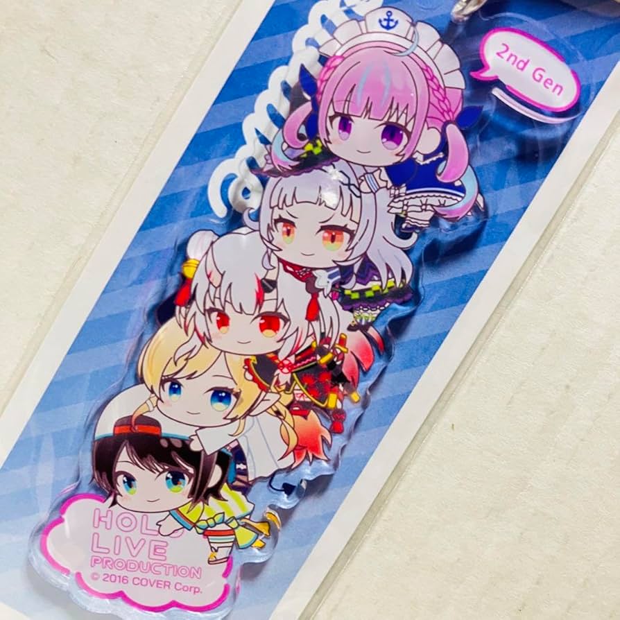 湊あくあ登録10万人記念グッズアクリルキーホルダーホロライブ