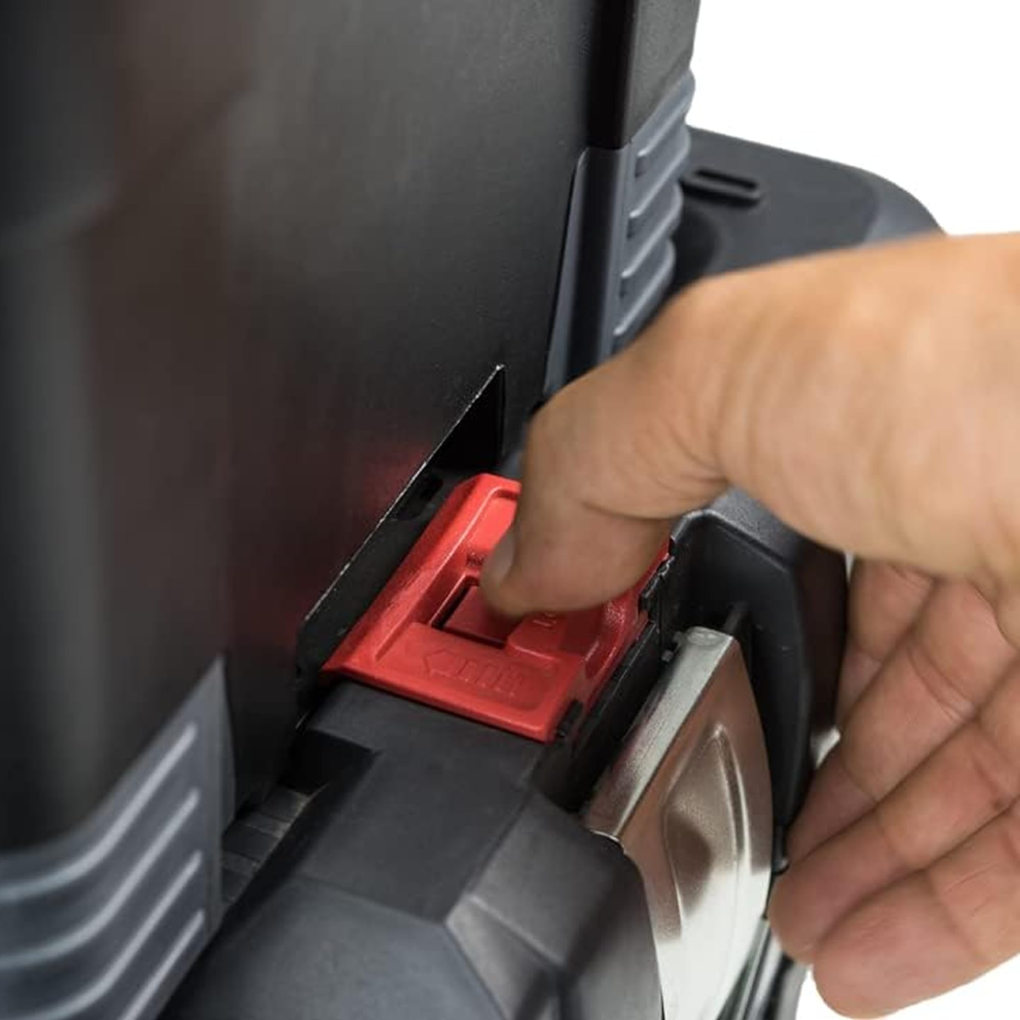 Keter- Carro de Herramientas Vertical + Caja de Herramientas, 22 y 26 Pulgadas, Negro, Rojo, Talla única