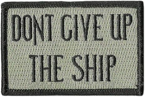 Gadsden and Culpeper Dont Give Up The Ship Flag Patch