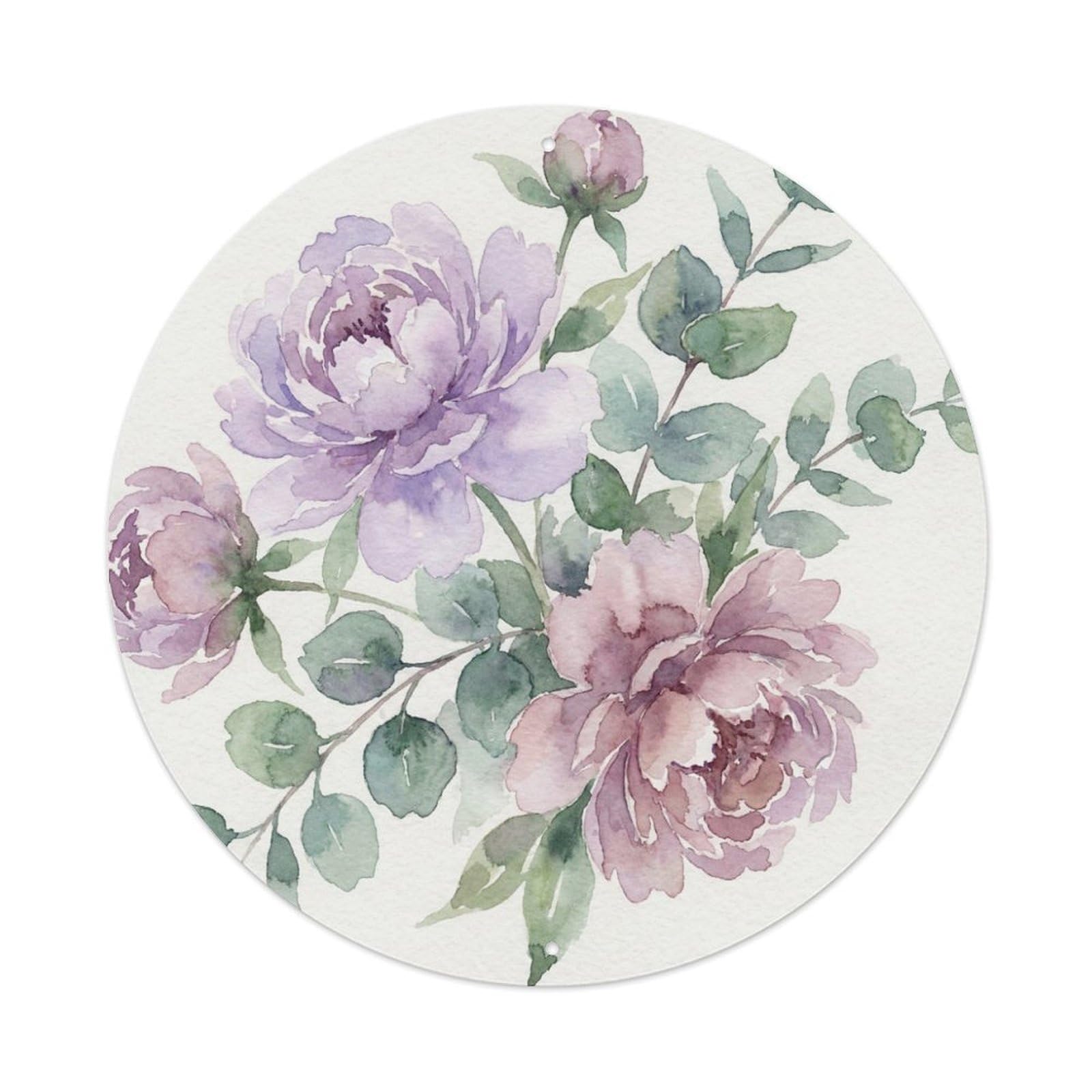 Olhnbad 08X08inch Style Classic Botanical Illustration Floral Nature Art Metal Tin Sign
