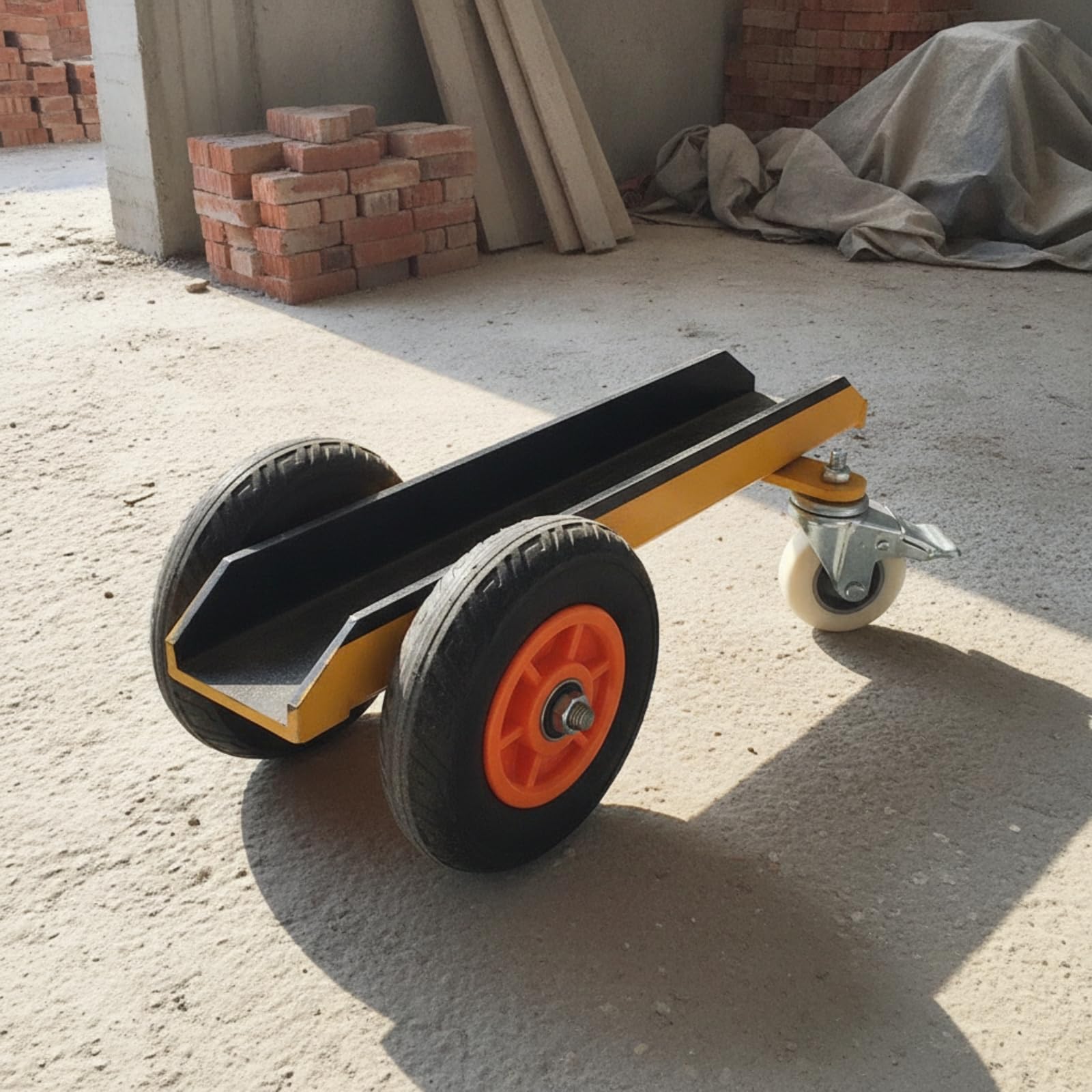 predolo Transporte con con Ruedas Cuádruples Industrial Mano Ruedas Estable Transportador para Profesionales