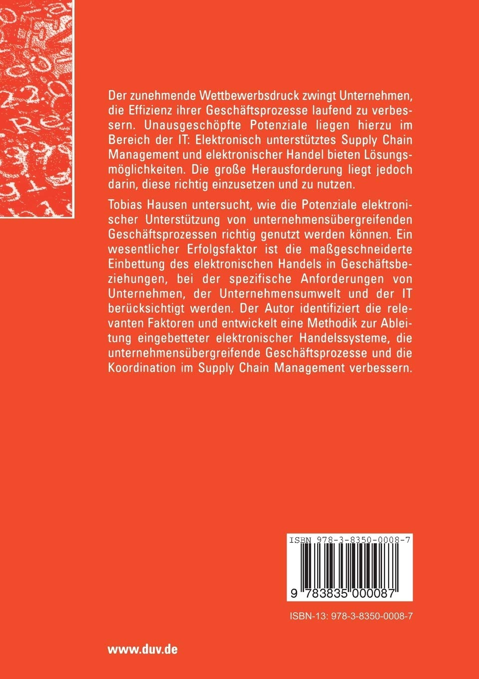 Elektronischer Handel: Einbettung in Geschäftsbeziehungen und Supply Chains (Wirtschaftsinformatik / DUV Wirtschaftsinformatik) (German Edition)