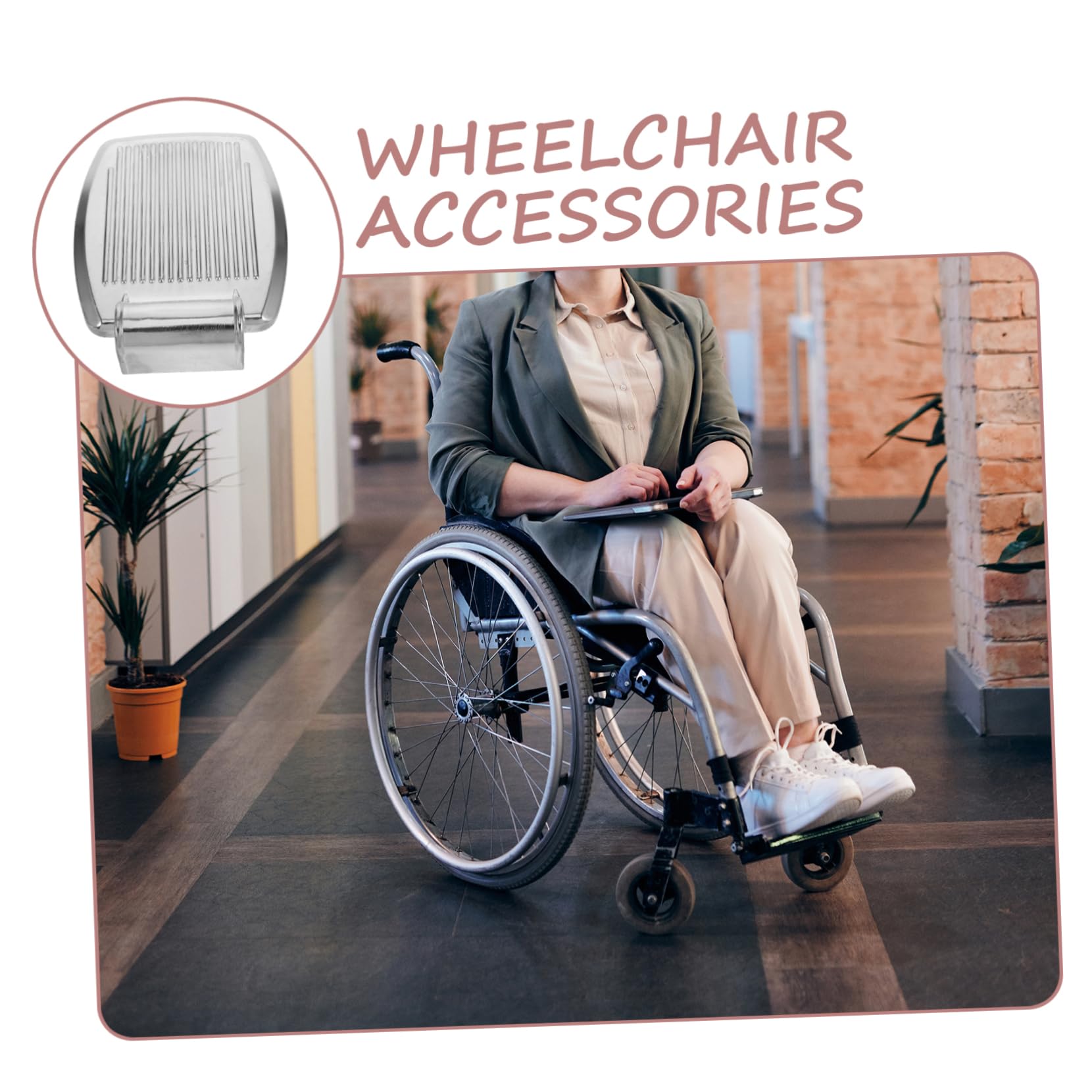 2 Pezzi Poggiapiedi Per in Alluminio 19 Mm Pedana Regolabile Per Scooter Per Anziani Facile Installare e Versatile Per Uso Domestico